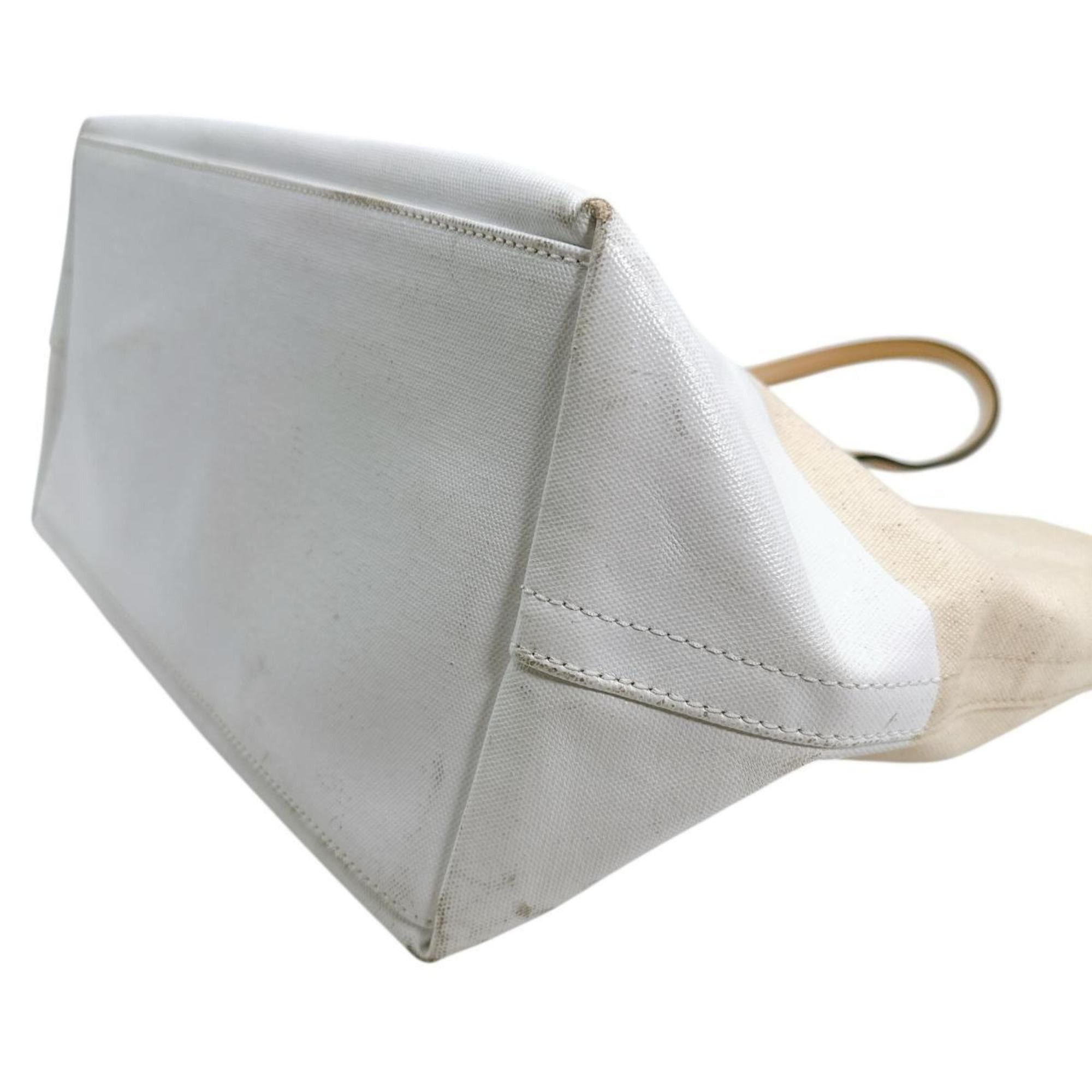 Kate Spade Kate Spade Big Logo Canvas Tote Bag PXRU6572 108 Beige Size ONE SIZE - 6 Thumbnail