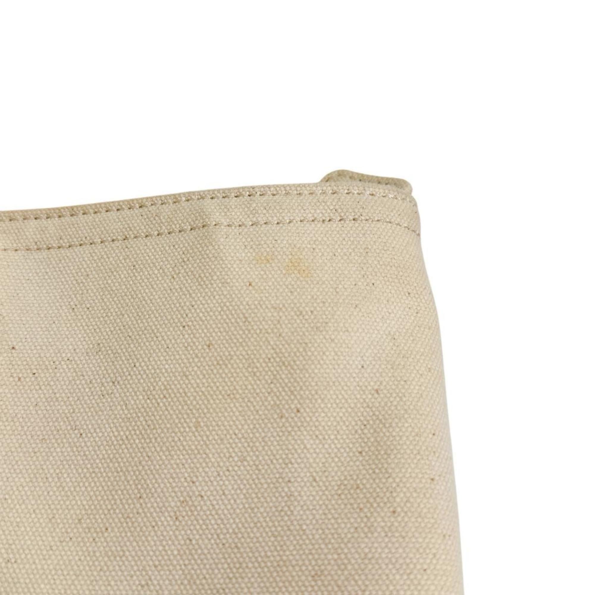 Kate Spade Kate Spade Big Logo Canvas Tote Bag PXRU6572 108 Beige Size ONE SIZE - 10 Thumbnail