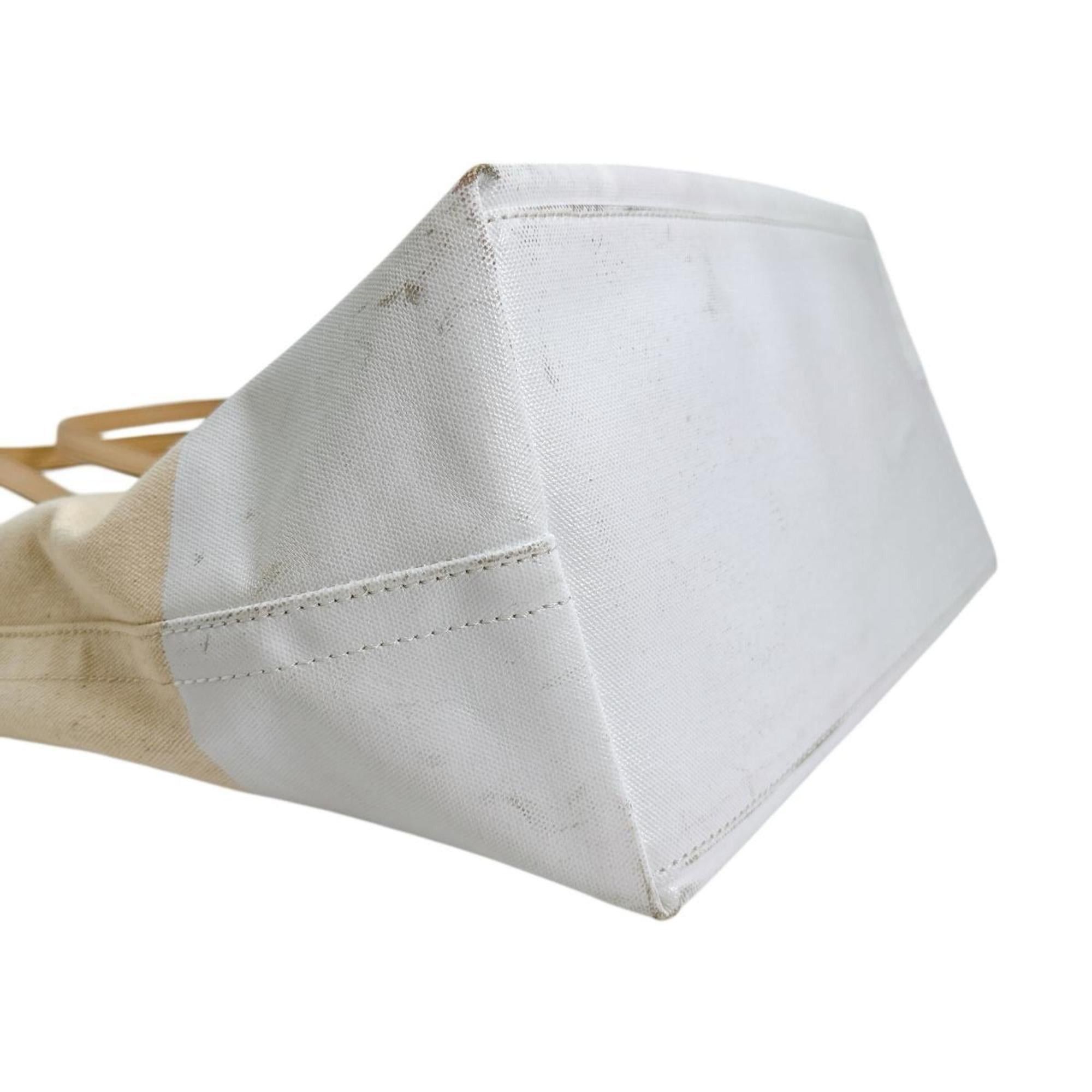 Kate Spade Kate Spade Big Logo Canvas Tote Bag PXRU6572 108 Beige Size ONE SIZE - 5 Thumbnail