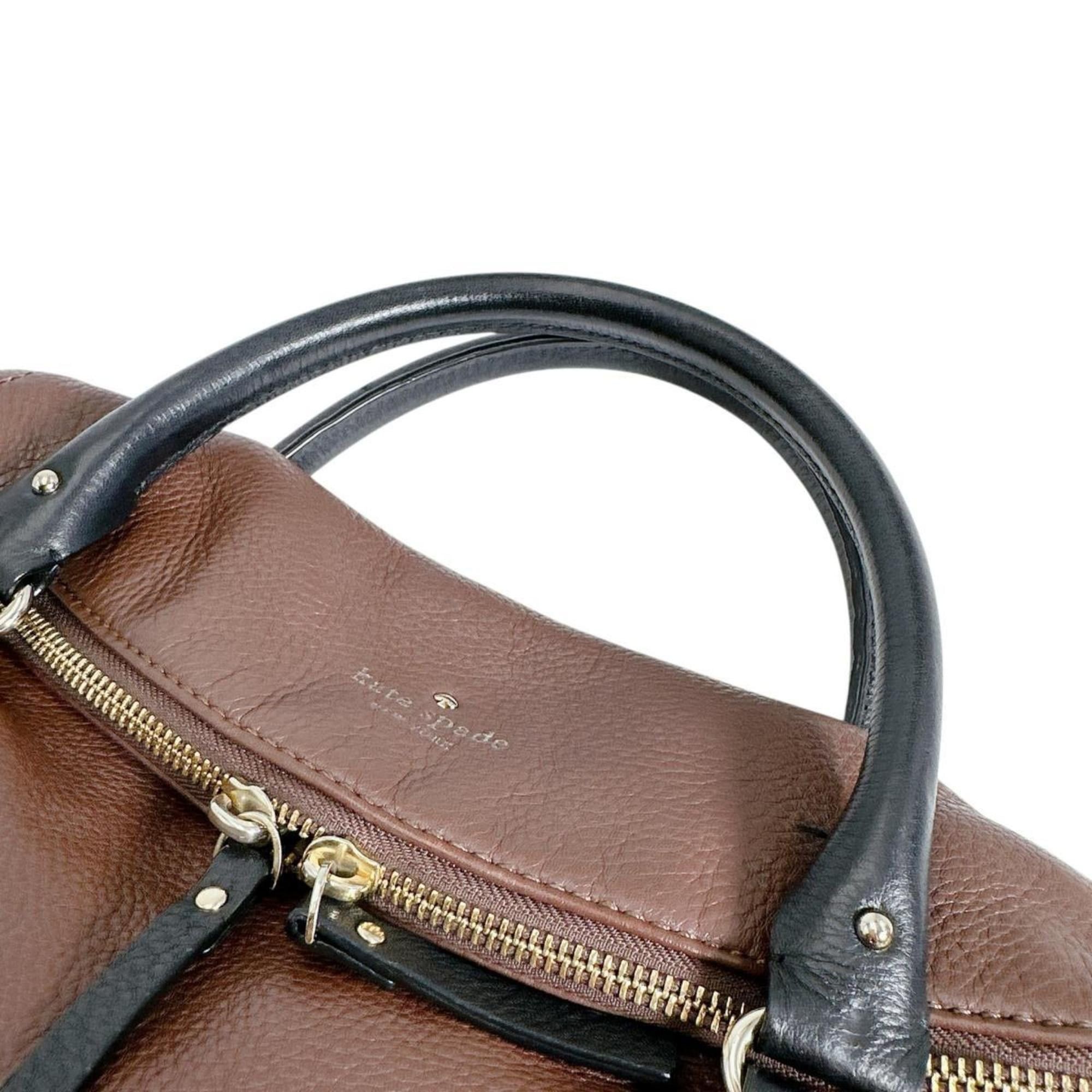 Kate Spade Kate Spade 2-way handbag with shoulder strap, brown leather Size ONE SIZE - 10 Thumbnail