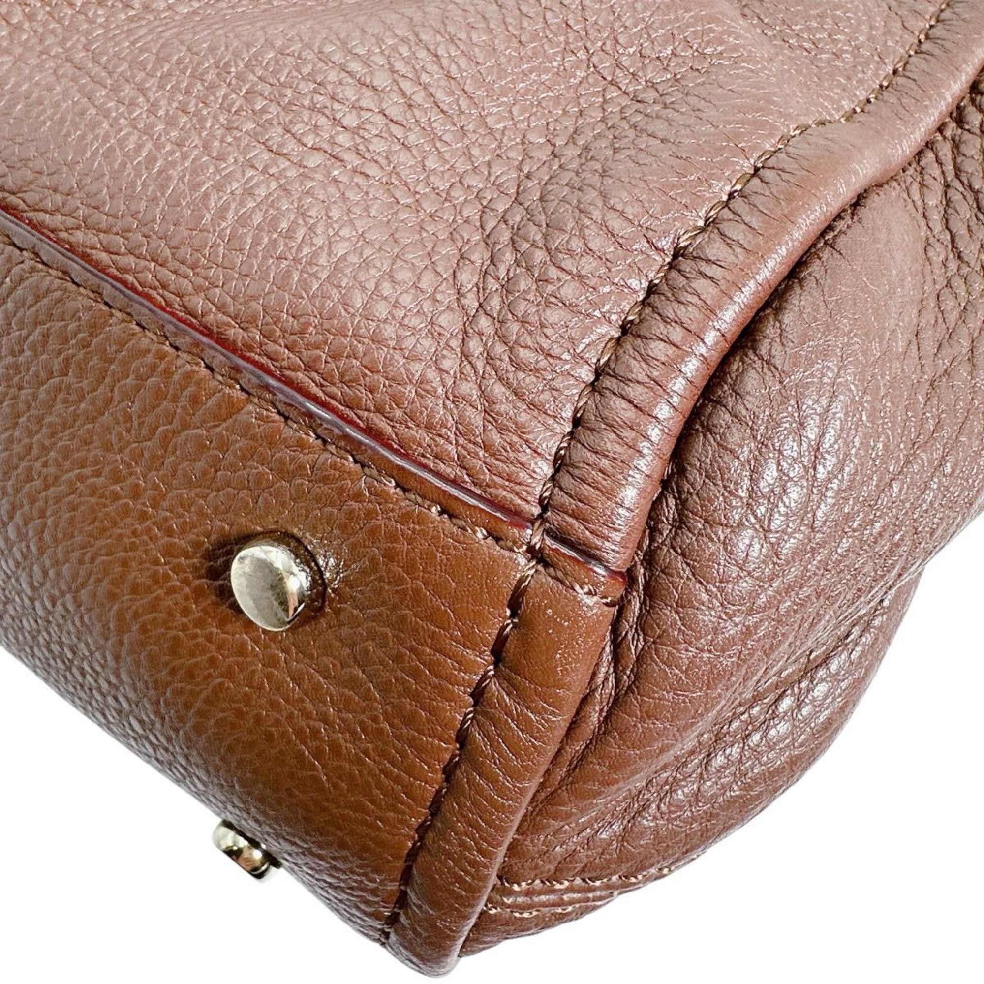 Kate Spade Kate Spade 2-way handbag with shoulder strap, brown leather Size ONE SIZE - 8 Thumbnail