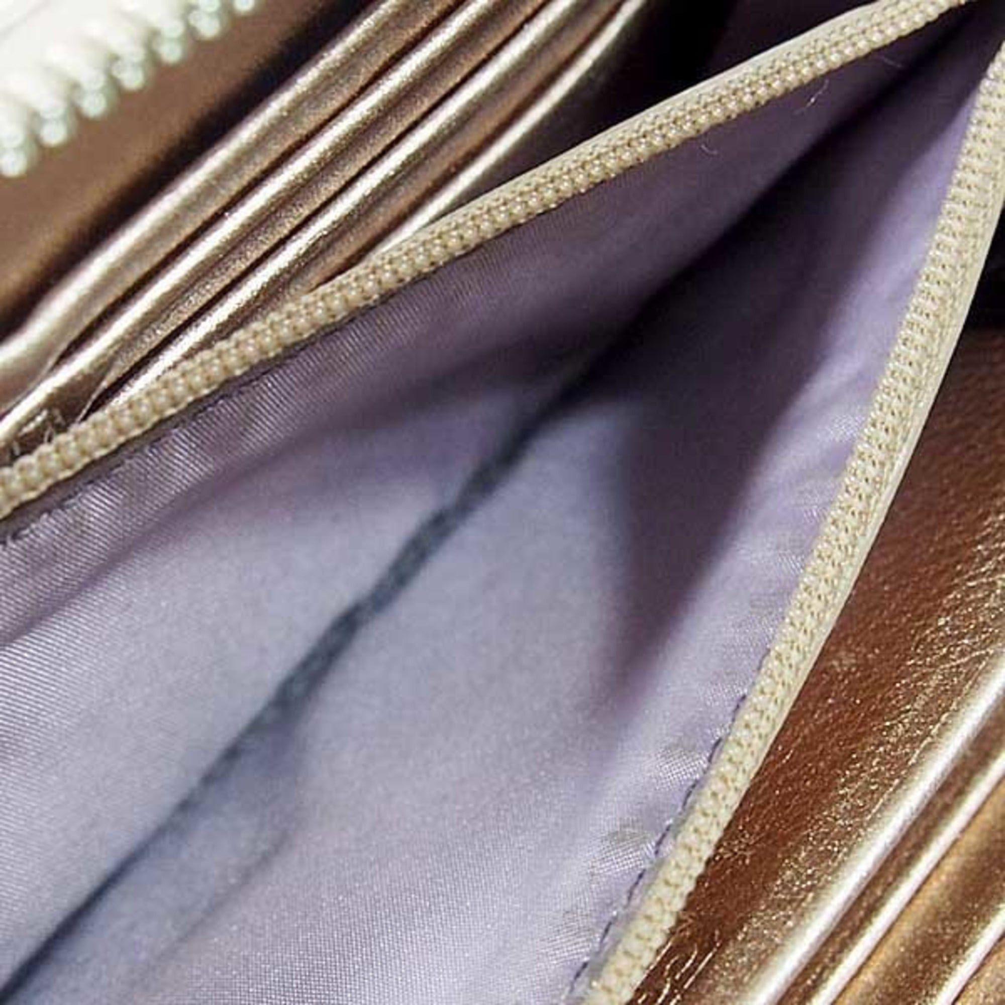 Coach Coach long wallet with round zipper, gold Size ONE SIZE - 9 Thumbnail