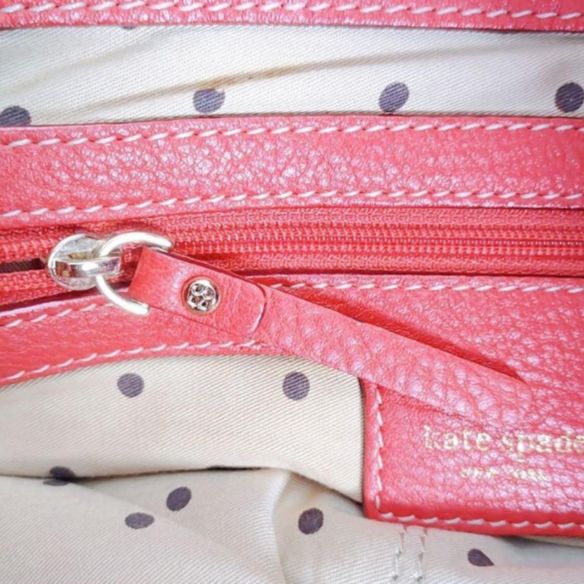 Kate Spade Kate Spade handbag tote bag, drawstring style, leather, red Size ONE SIZE - 17 Thumbnail