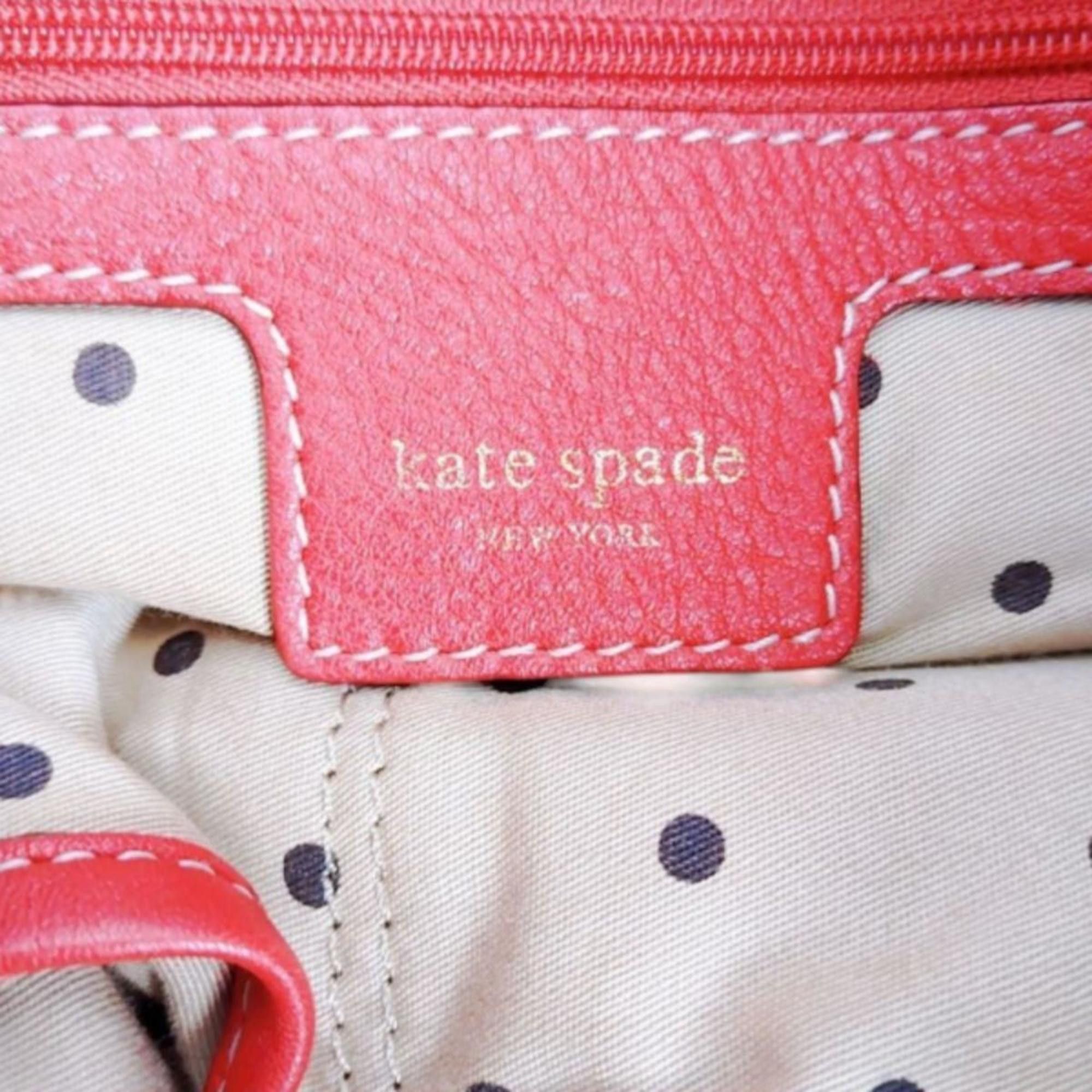 Kate Spade Kate Spade handbag tote bag, drawstring style, leather, red Size ONE SIZE - 18 Thumbnail