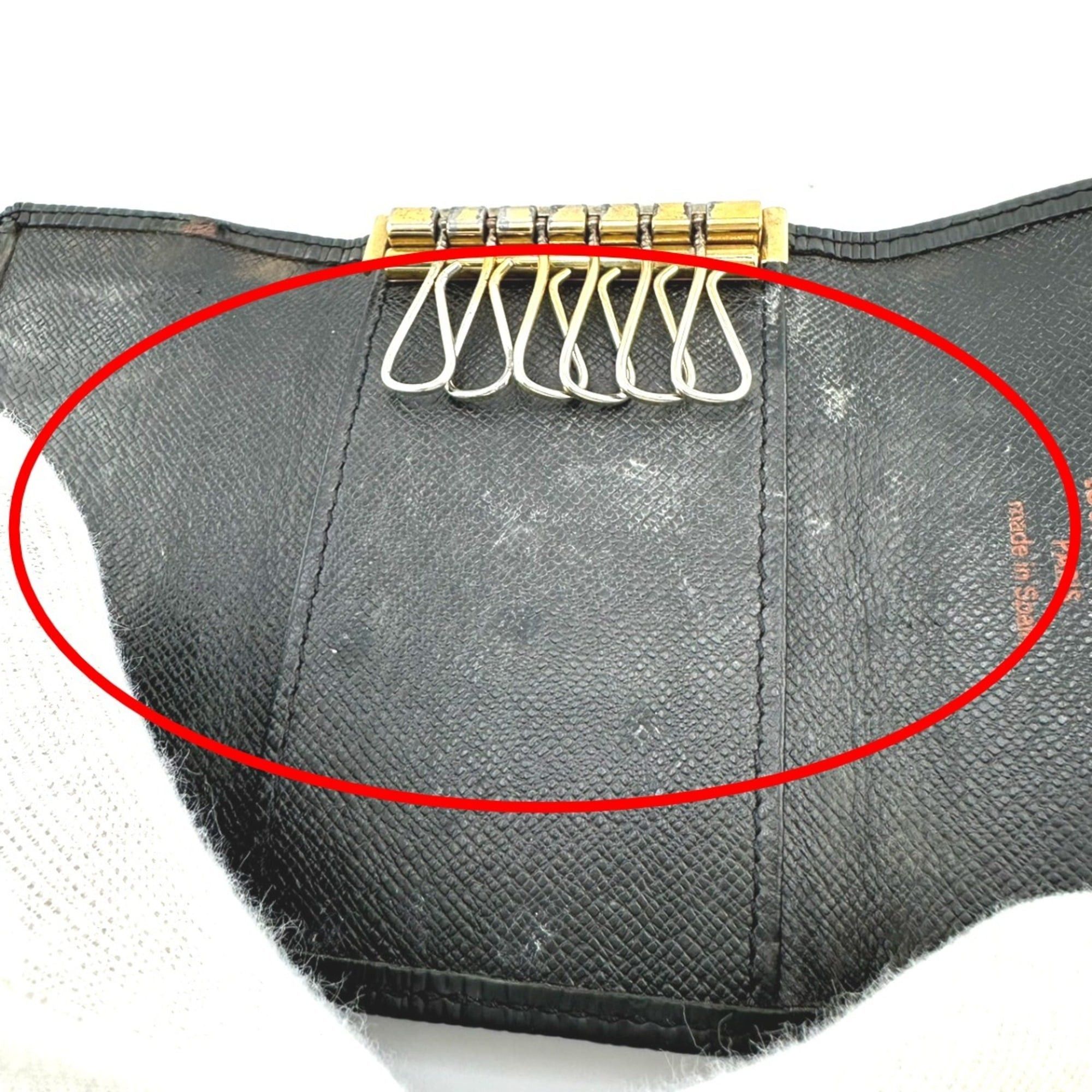 Louis Vuitton Louis Vuitton 6 Key Case, Epi Leather, M63812, Noir Size ONE SIZE - 11 Thumbnail