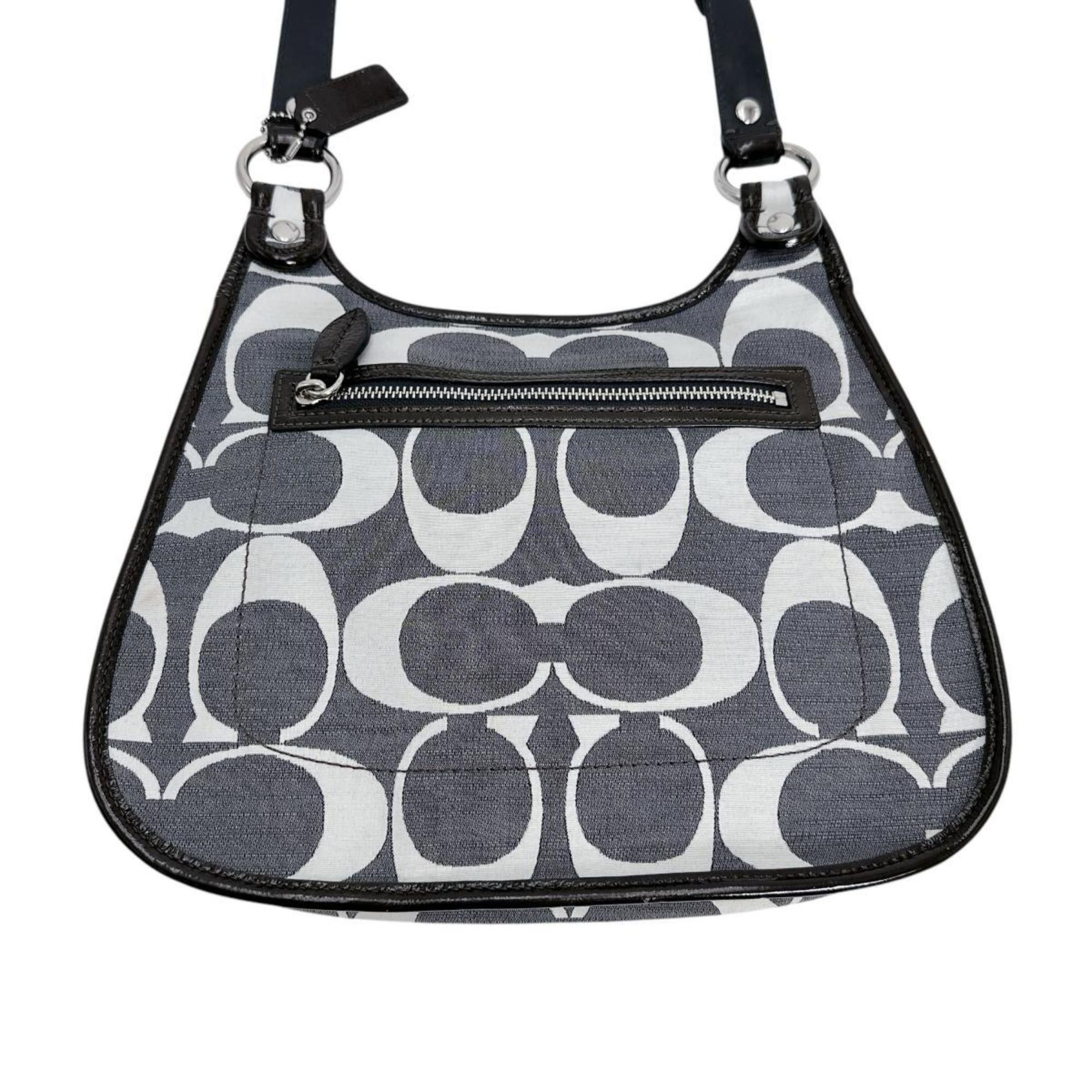 Coach Coach Signature Canvas Shoulder Bag, Crossbody, Gray, 10869-13292 Size ONE SIZE - 3 Thumbnail