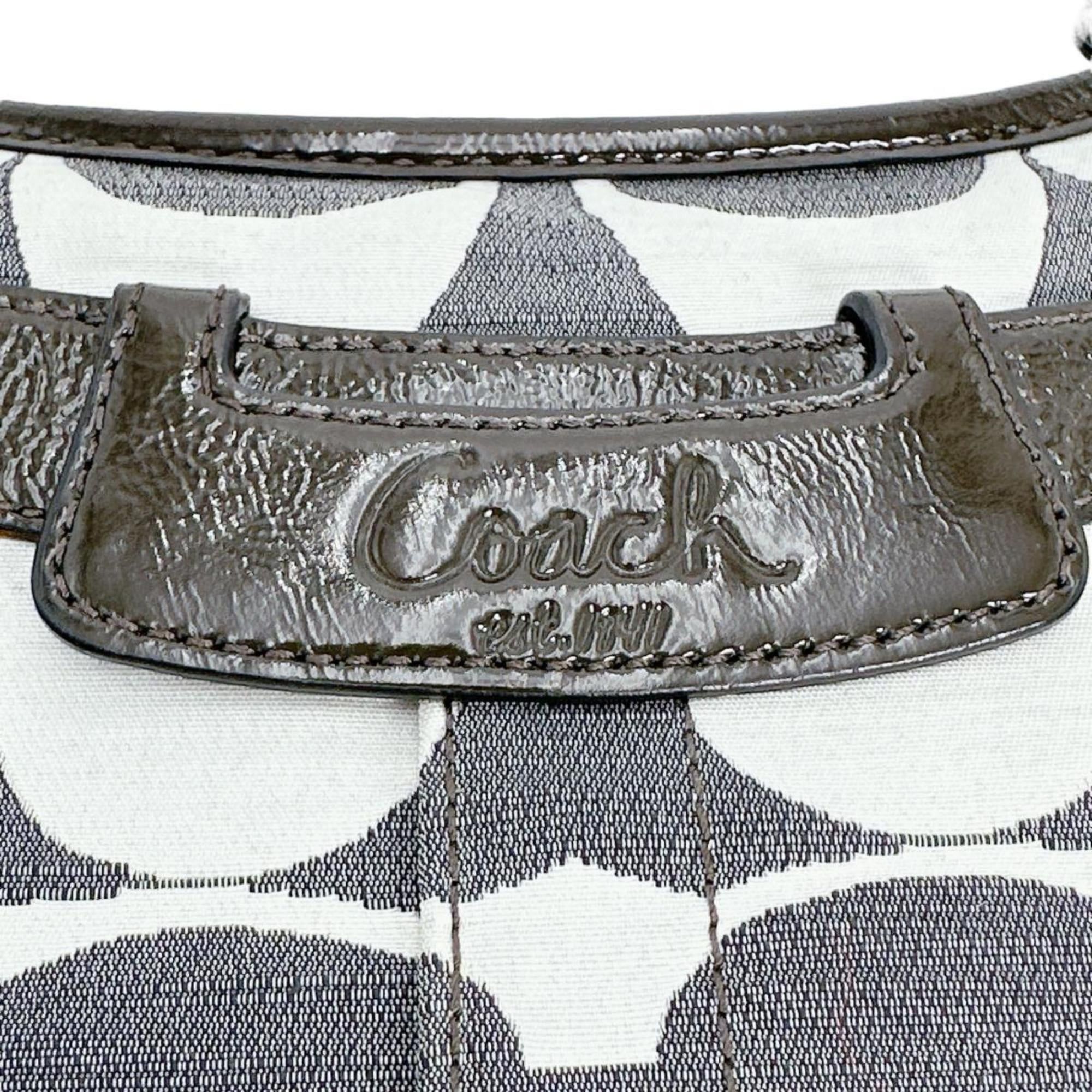 Coach Coach Signature Canvas Shoulder Bag, Crossbody, Gray, 10869-13292 Size ONE SIZE - 11 Thumbnail