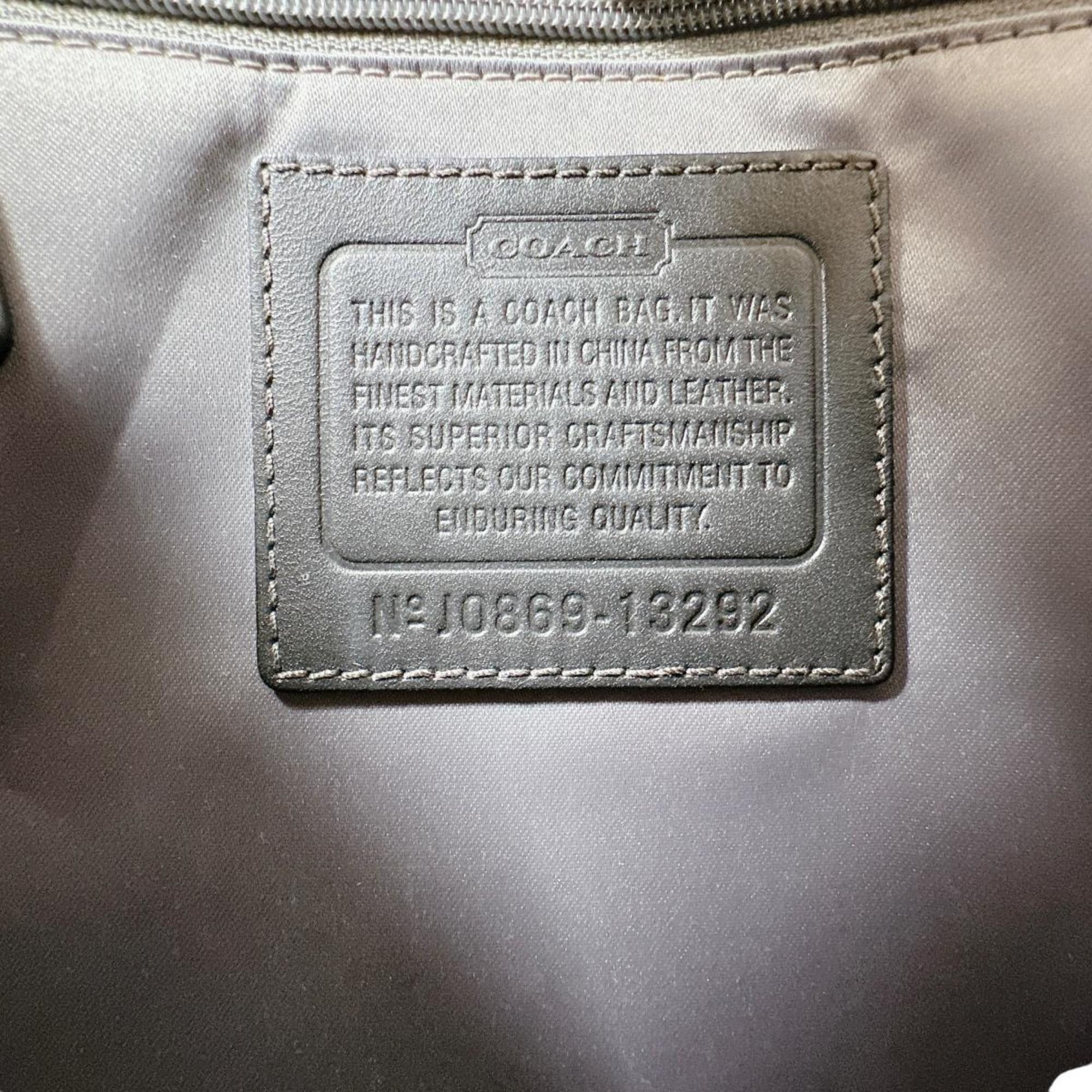 Coach Coach Signature Canvas Shoulder Bag, Crossbody, Gray, 10869-13292 Size ONE SIZE - 14 Thumbnail
