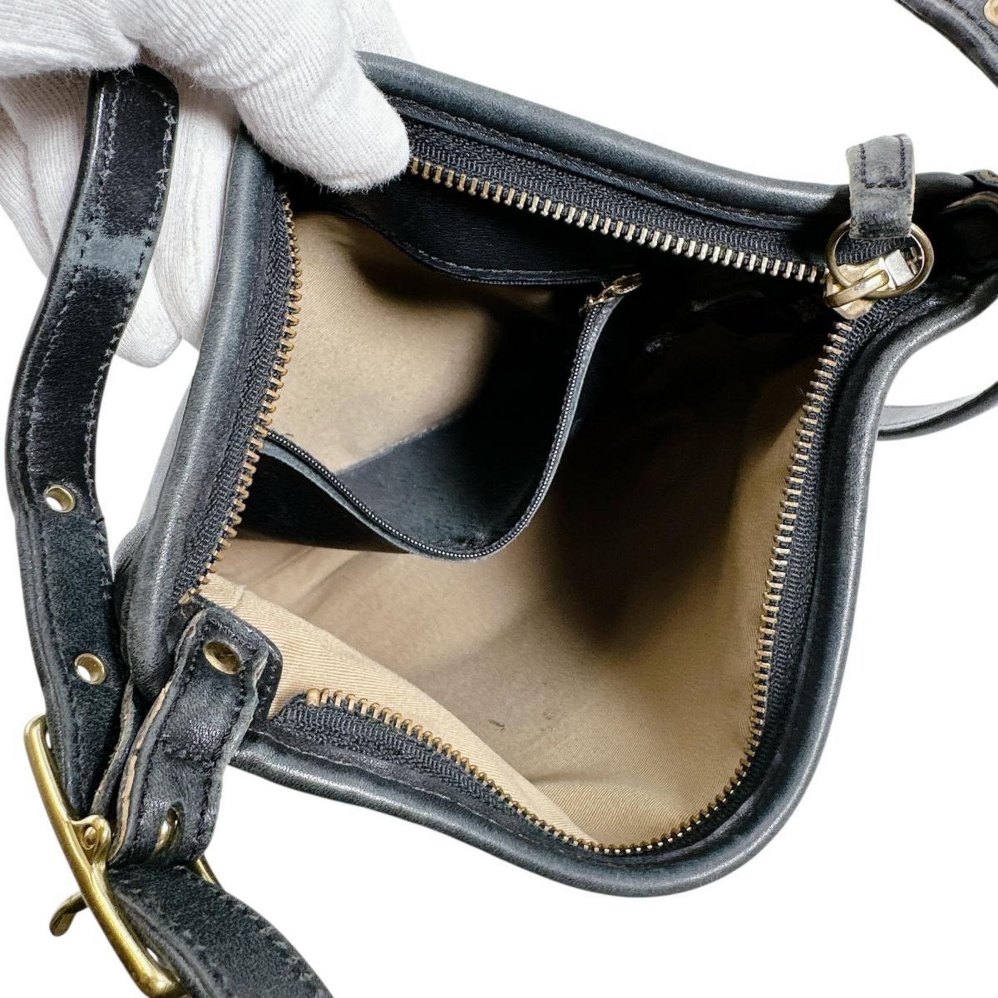 Coach Coach K0D-9204 Leather Shoulder Bag, Crossbody, Black Size ONE SIZE - 14 Thumbnail