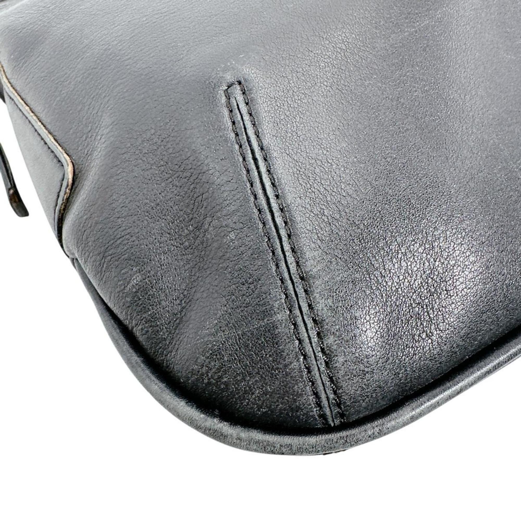 Coach Coach K0D-9204 Leather Shoulder Bag, Crossbody, Black Size ONE SIZE - 8 Thumbnail