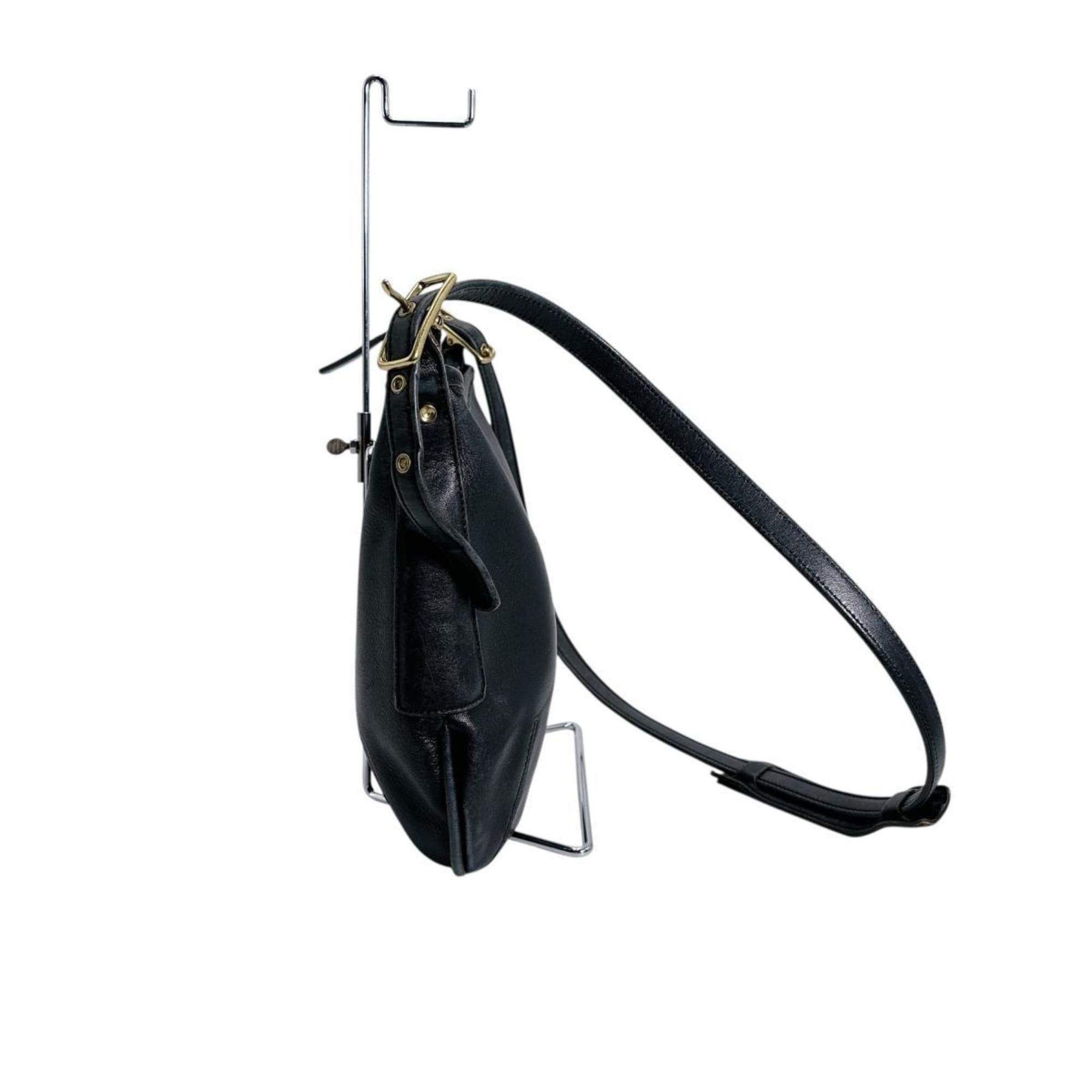 Coach Coach K0D-9204 Leather Shoulder Bag, Crossbody, Black Size ONE SIZE - 3 Thumbnail