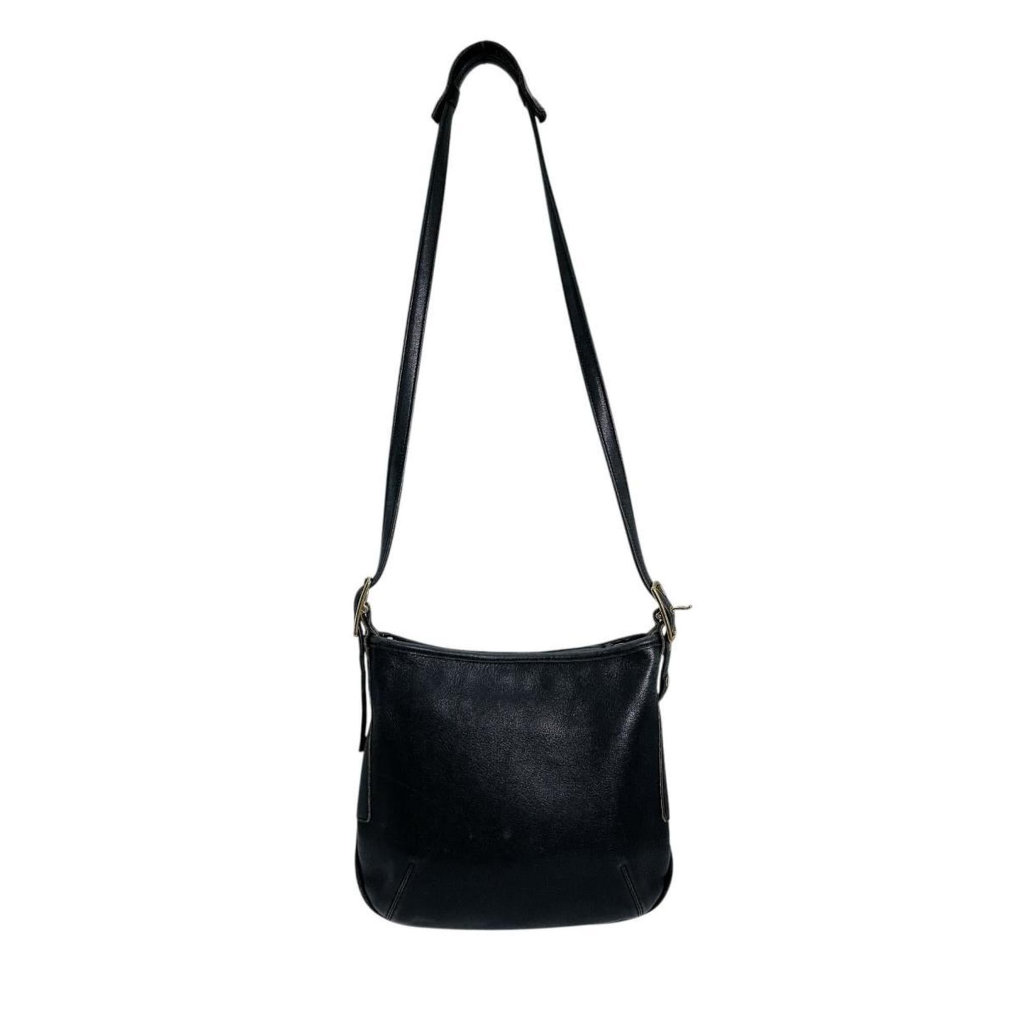 Coach Coach K0D-9204 Leather Shoulder Bag, Crossbody, Black Size ONE SIZE - 2 Thumbnail