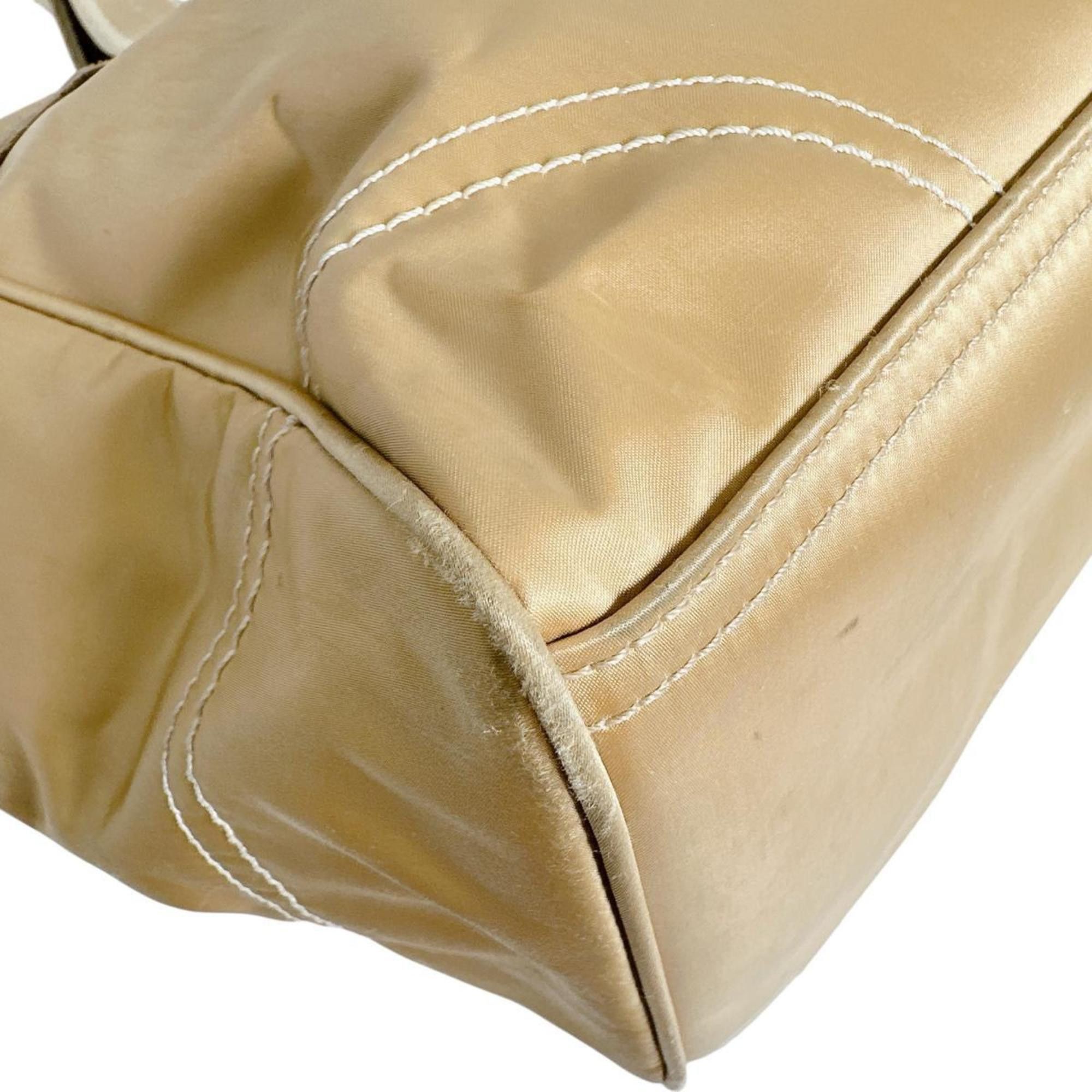 Coach Coach Signature Nylon Tote Bag in Gold (MO682-10663) Size ONE SIZE - 8 Thumbnail