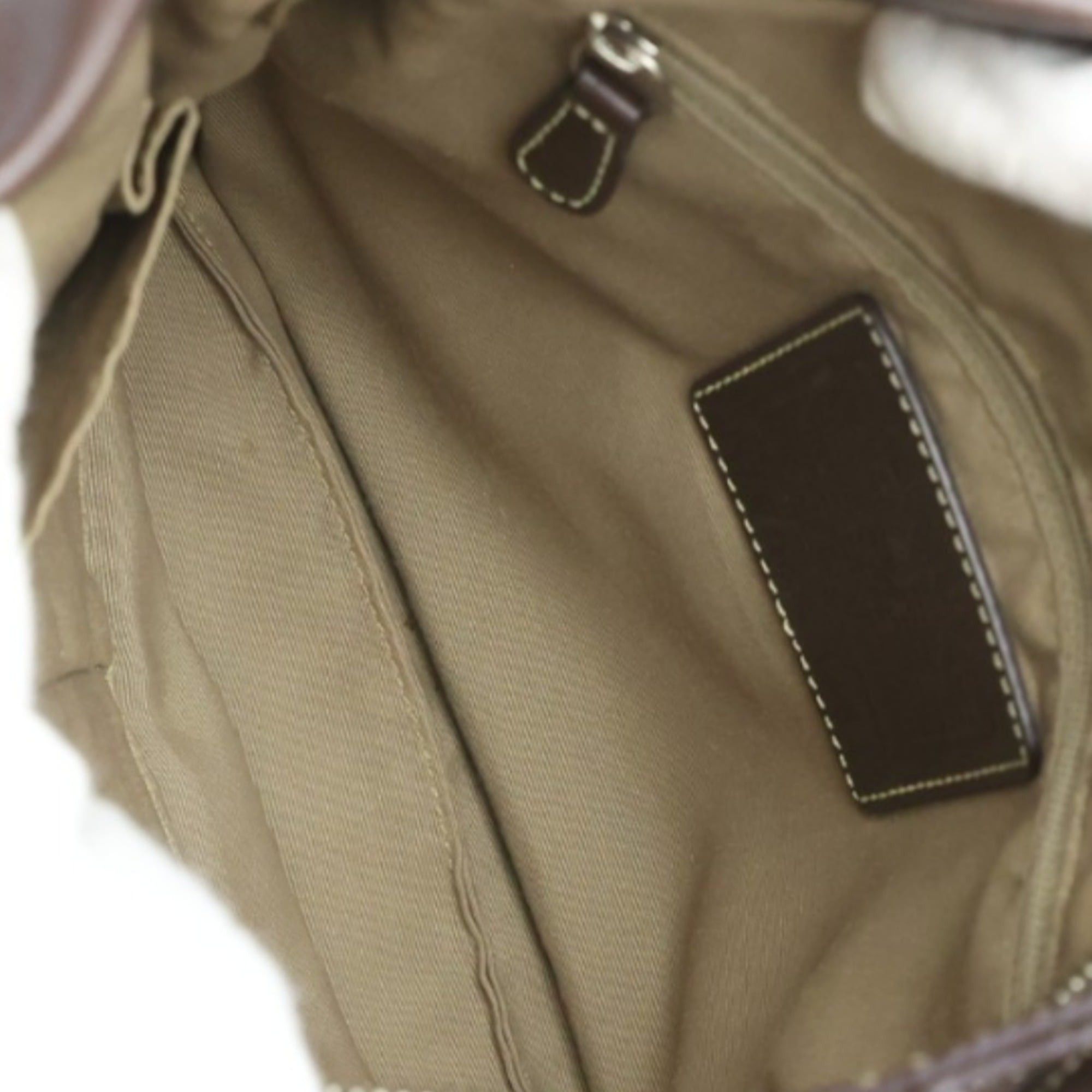 Coach Coach Leather Soft Duffle Shoulder Bag, Crossbody, 1452, Dark Brown Size ONE SIZE - 16 Thumbnail