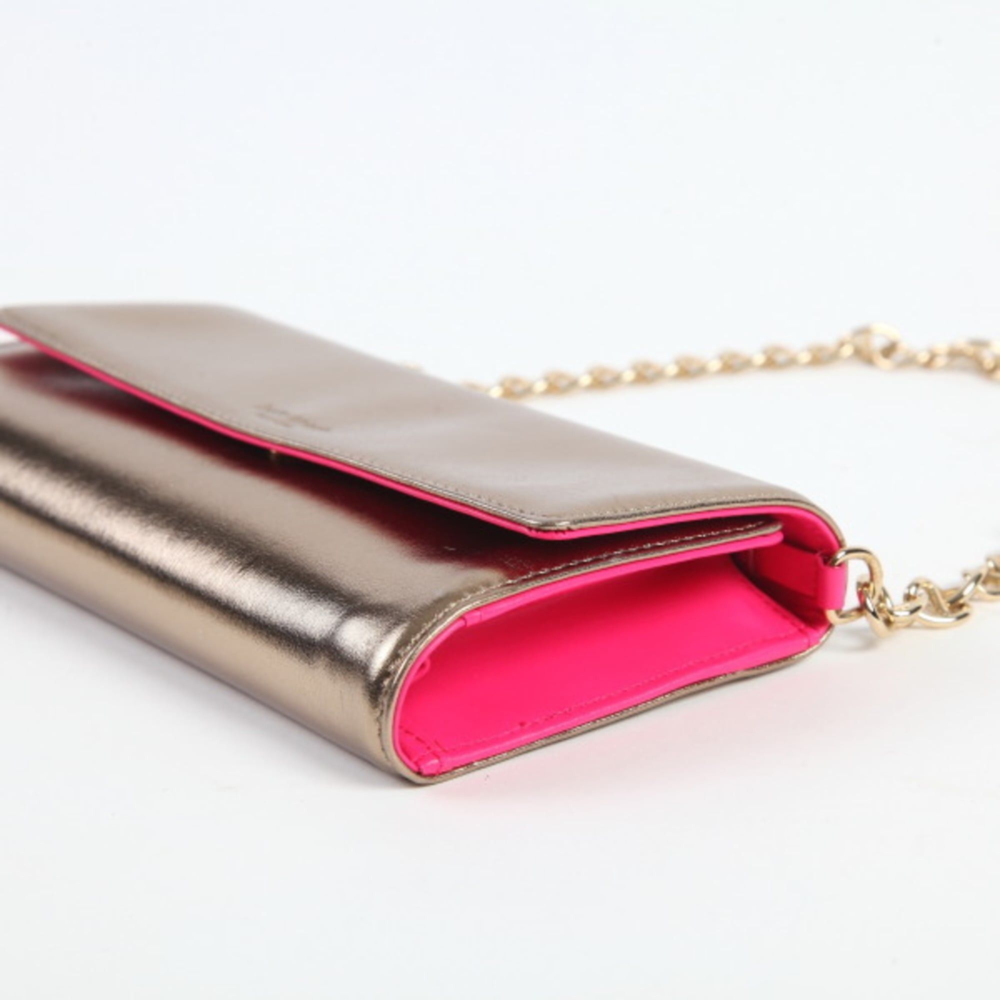 Kate Spade Kate Spade long wallet, chain and tri-fold mini bag in gold pink. Size ONE SIZE - 5 Thumbnail