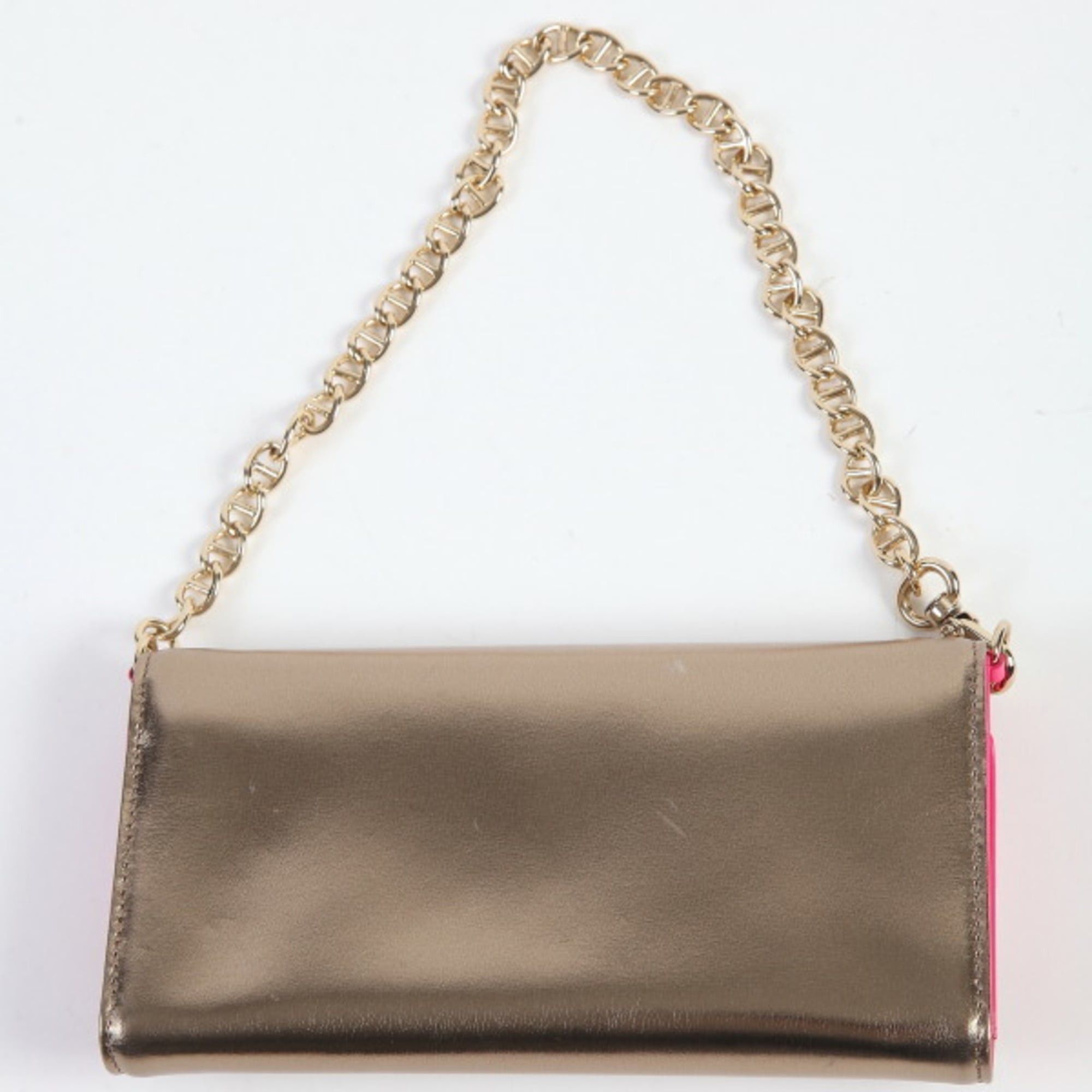 Kate Spade Kate Spade long wallet, chain and tri-fold mini bag in gold pink. Size ONE SIZE - 2 Thumbnail