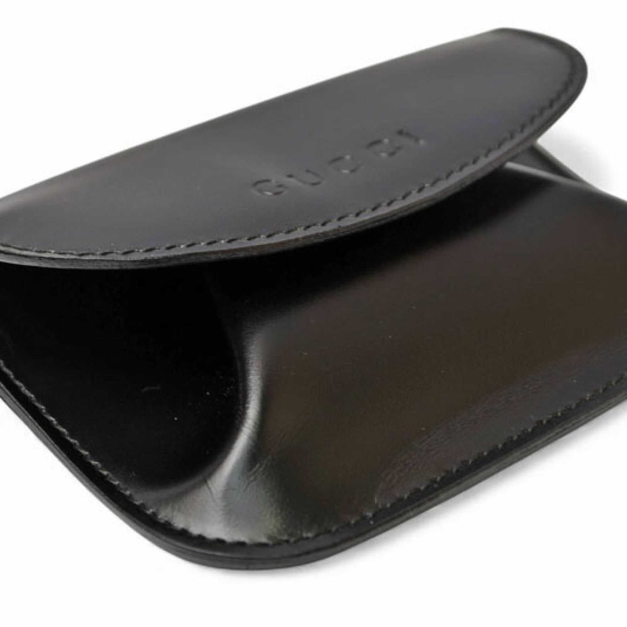 Gucci Gucci coin case, black leather wallet, 030 2091 Size ONE SIZE - 4 Thumbnail