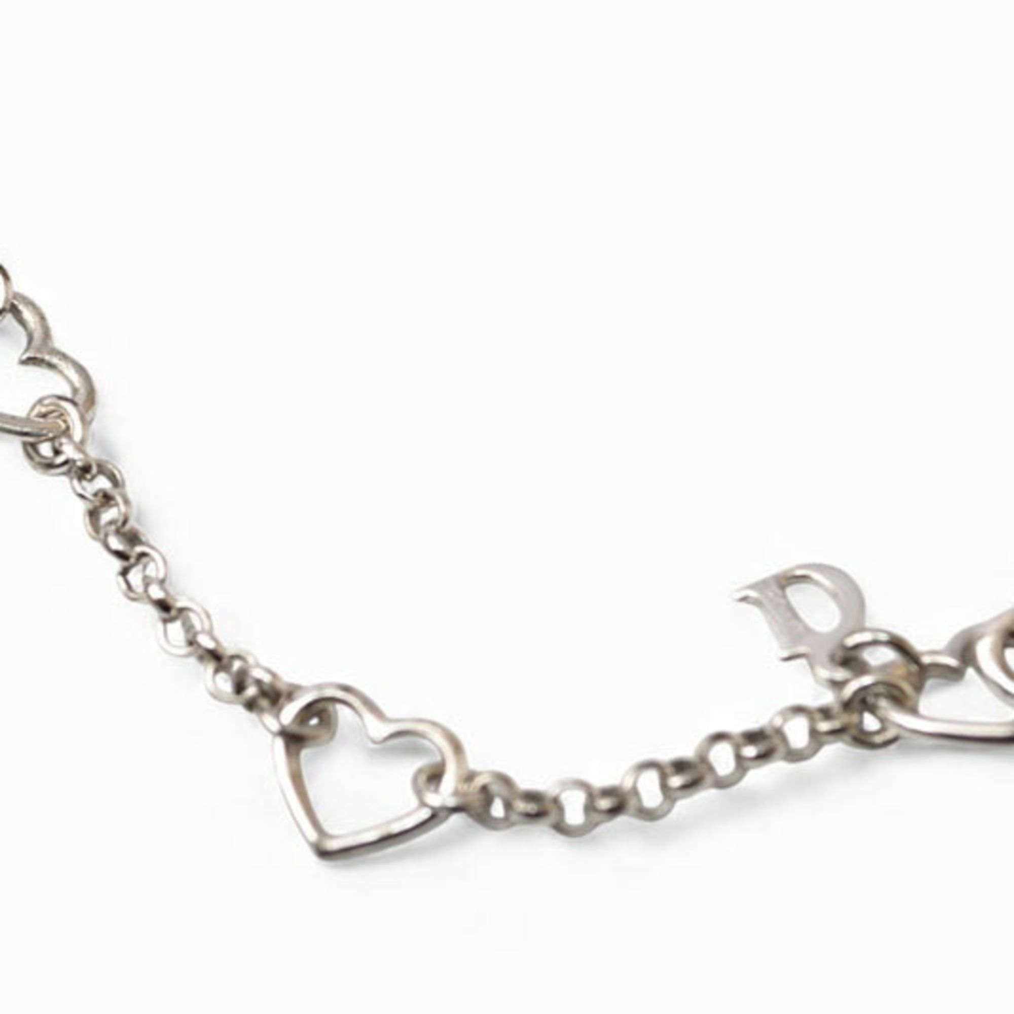 Dior Christian Dior necklace with heart and silver rhinestones Size ONE SIZE - 5 Thumbnail