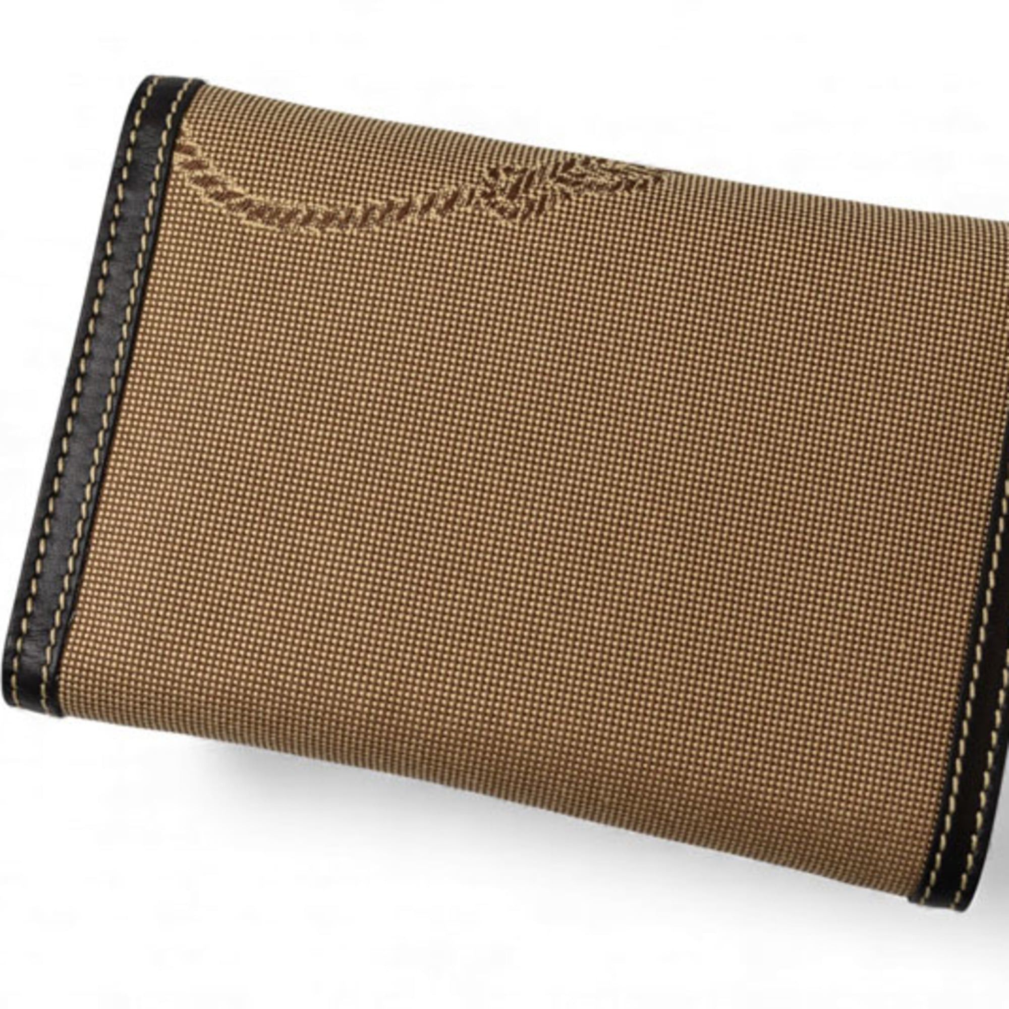Prada Prada Tri-fold Wallet 1M0510 Logo Jacquard Leather Beige Black Size ONE SIZE - 4 Thumbnail