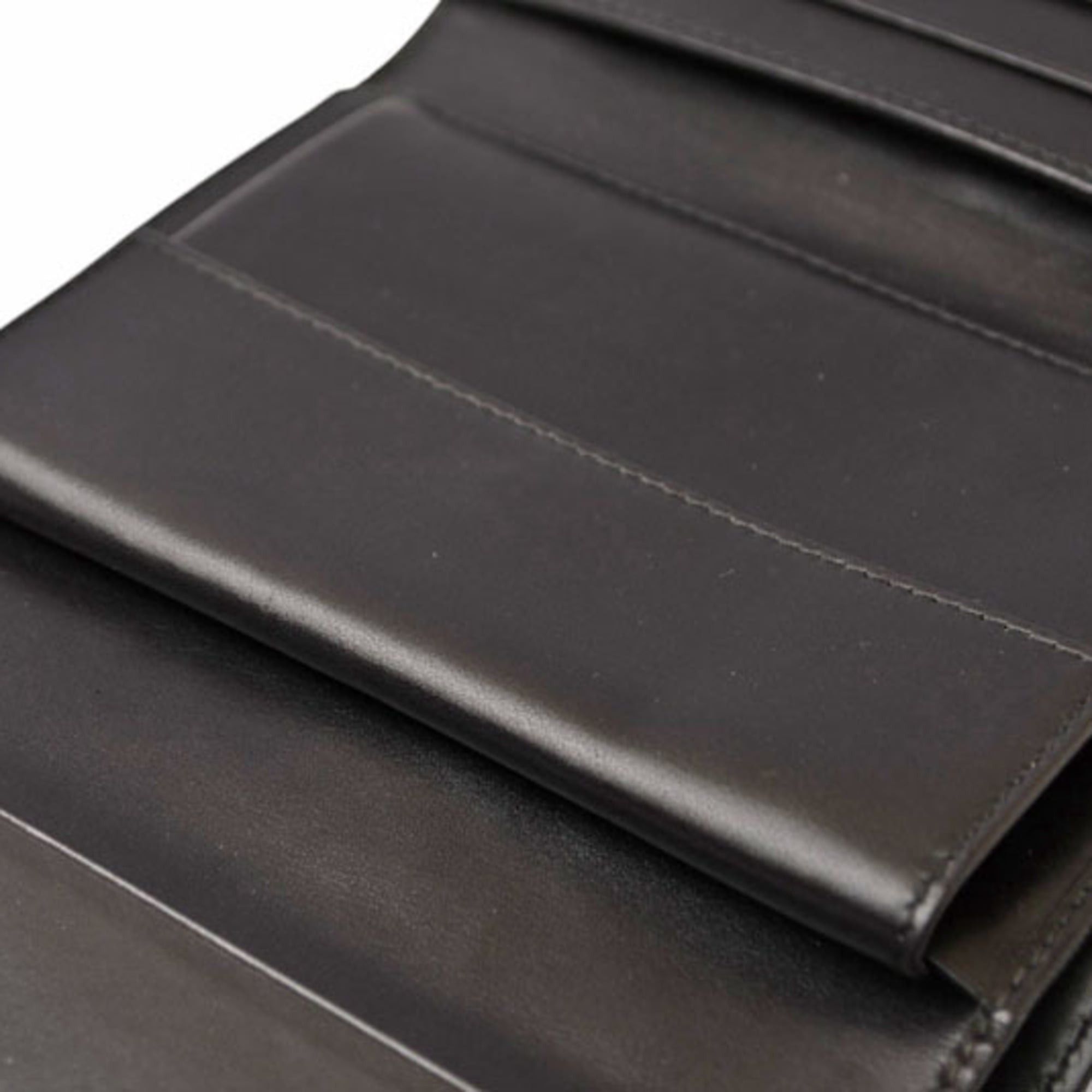 Prada Prada Tri-fold Wallet 1M0510 Logo Jacquard Leather Beige Black Size ONE SIZE - 11 Thumbnail