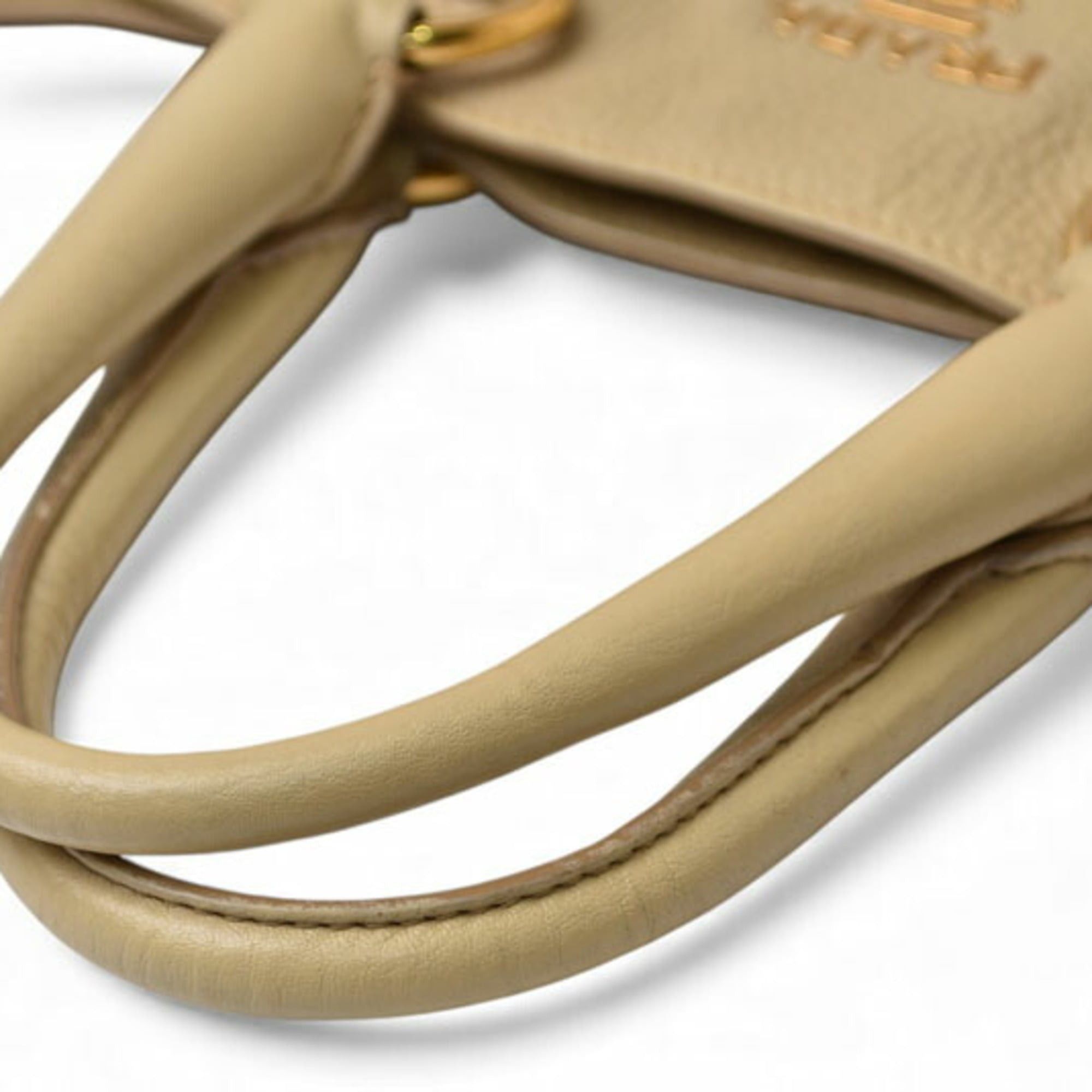 Prada Prada VIT DAINO 2-way tote/shoulder bag in beige deerskin with strap. Size ONE SIZE - 14 Thumbnail