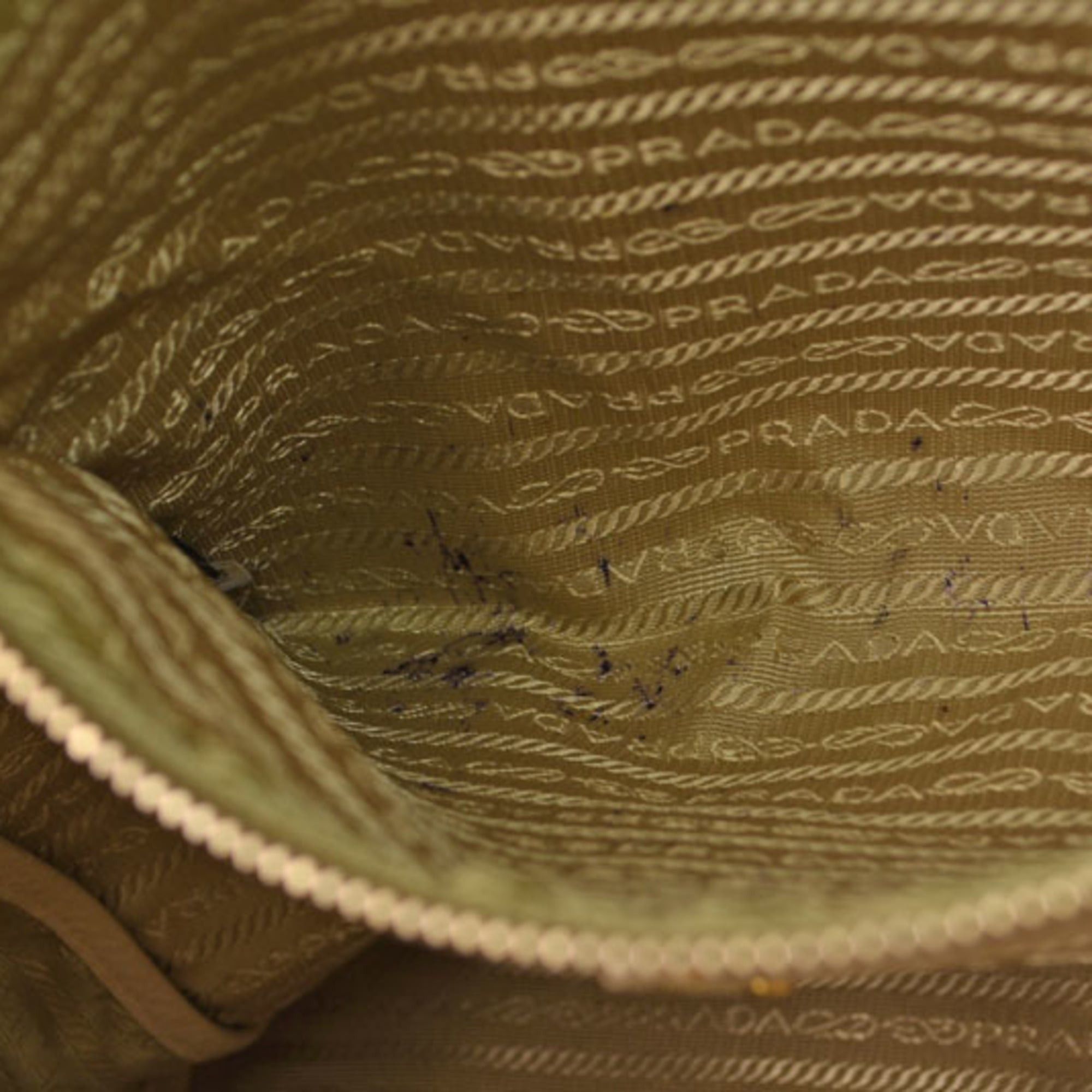 Prada Prada VIT DAINO 2-way tote/shoulder bag in beige deerskin with strap. Size ONE SIZE - 10 Thumbnail