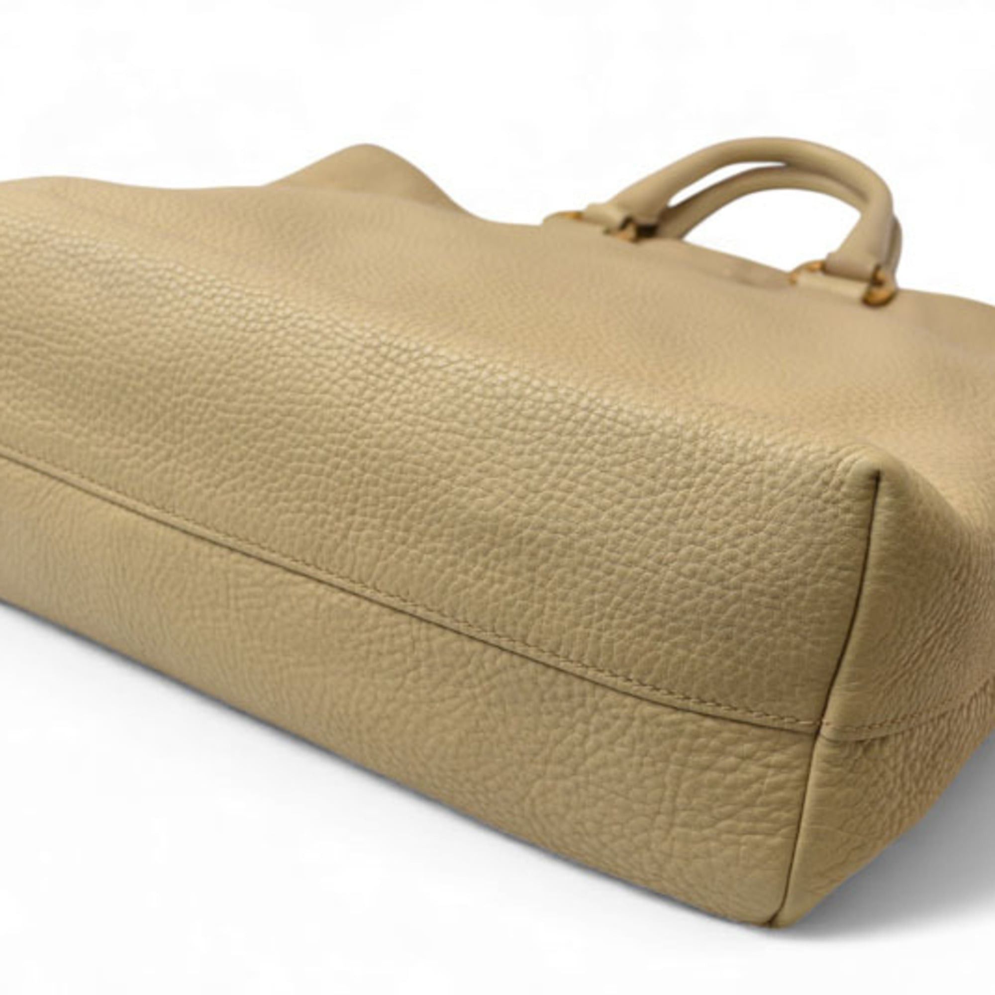 Prada Prada VIT DAINO 2-way tote/shoulder bag in beige deerskin with strap. Size ONE SIZE - 13 Thumbnail