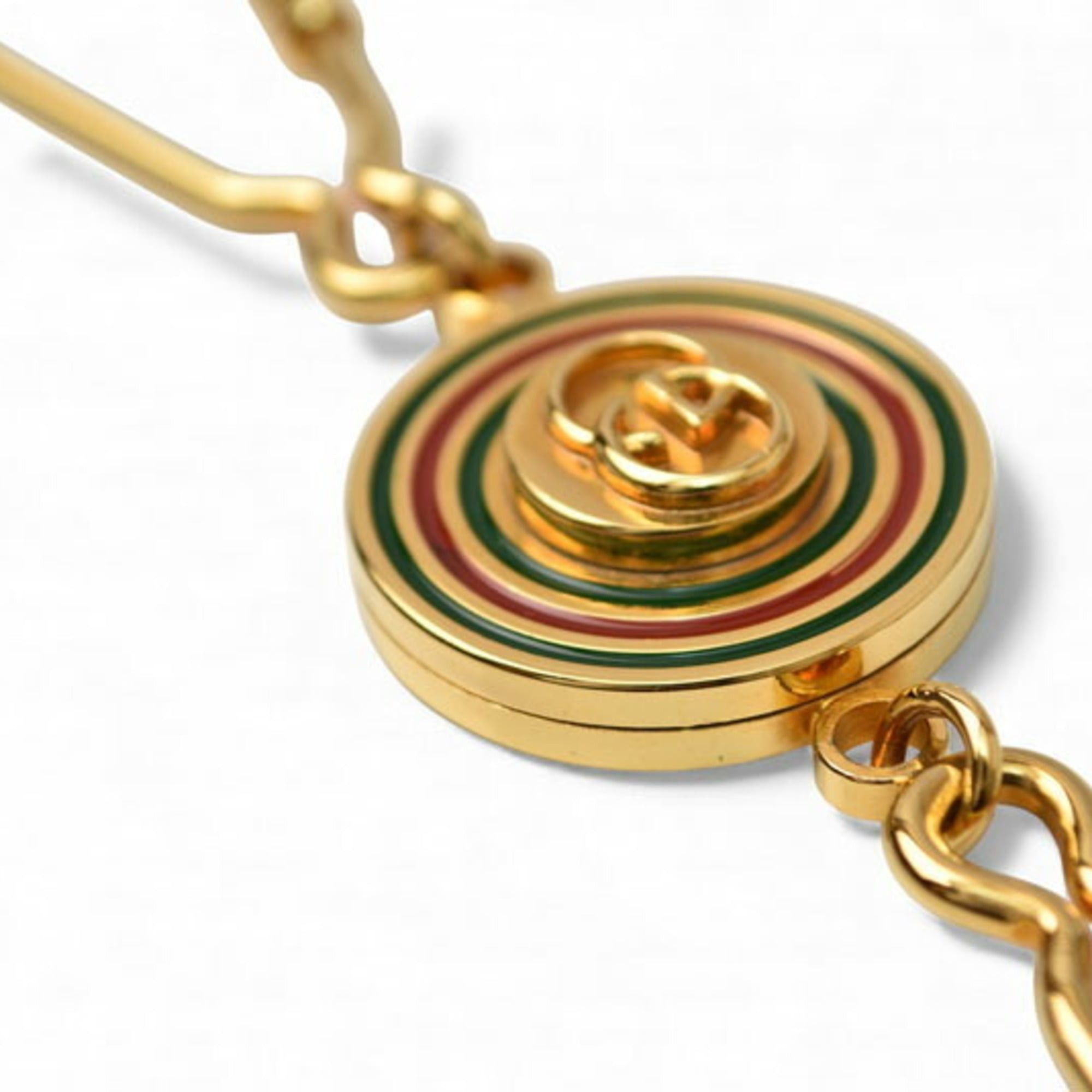 Gucci Gucci Key Ring Keychain GUCCI Gold Sherry Line GG Size ONE SIZE - 6 Thumbnail