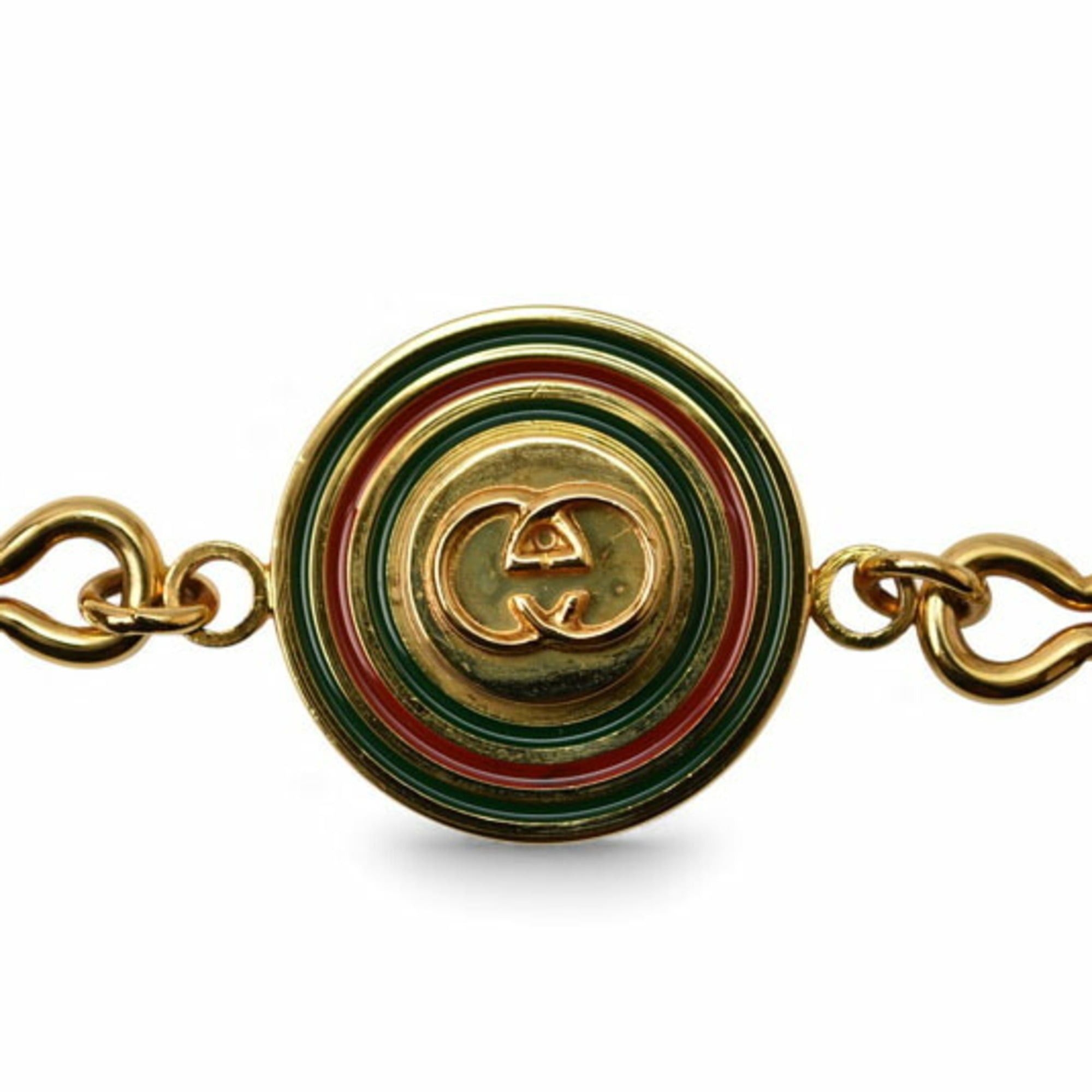 Gucci Gucci Key Ring Keychain GUCCI Gold Sherry Line GG Size ONE SIZE - 3 Thumbnail
