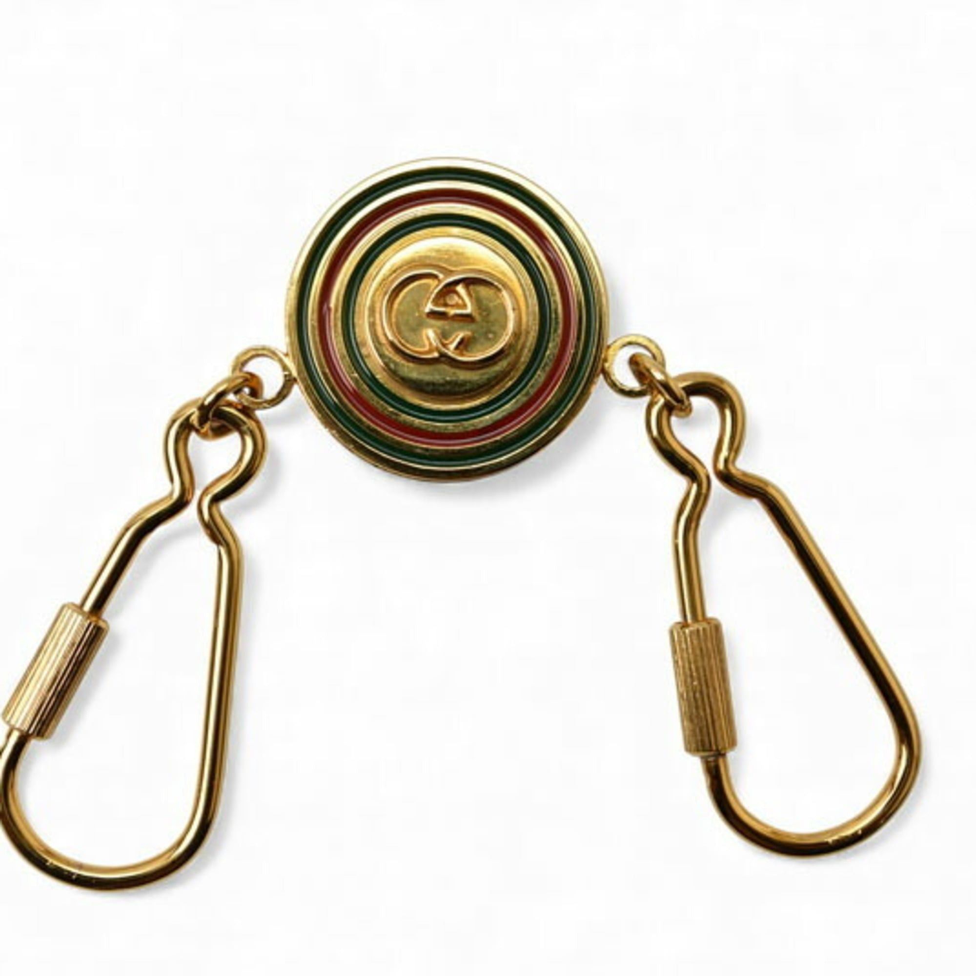 Gucci Gucci Key Ring Keychain GUCCI Gold Sherry Line GG Size ONE SIZE - 5 Thumbnail