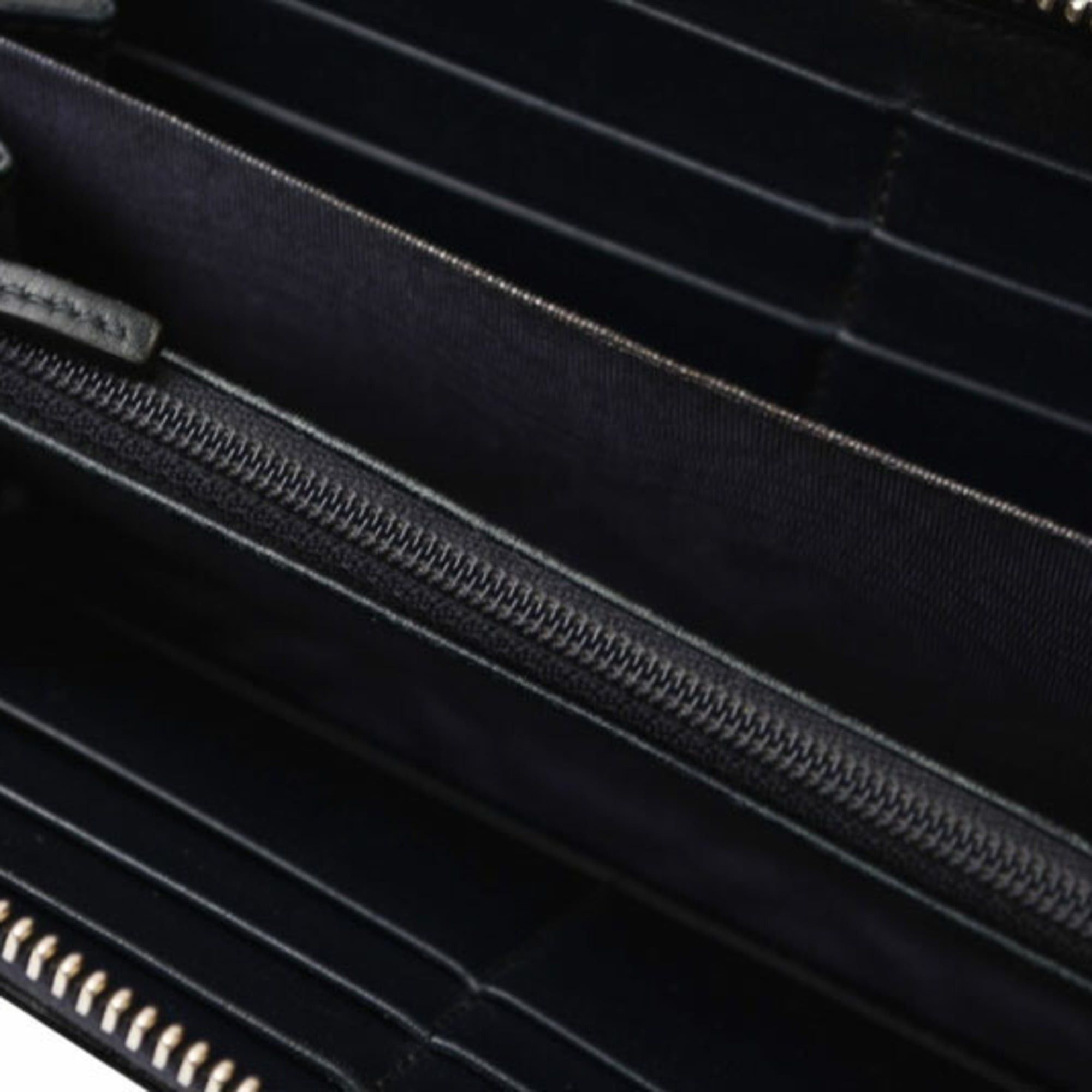 Gucci Gucci Wallet, GUCCI Long Round, Web Line, Guccissima, Dark Navy, Red, 408831 Size ONE SIZE - 10 Thumbnail
