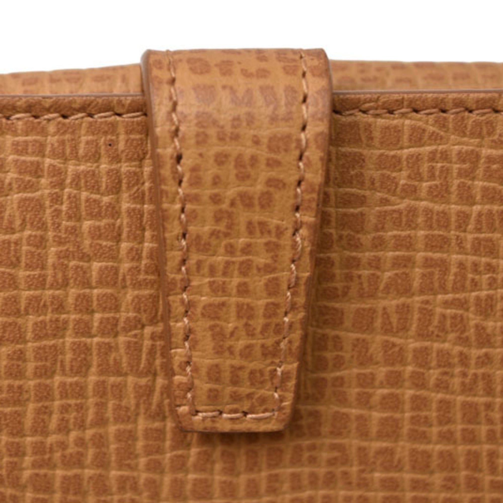 Loewe LOEWE Anagram Trifold Wallet in Caramel Size ONE SIZE - 6 Thumbnail