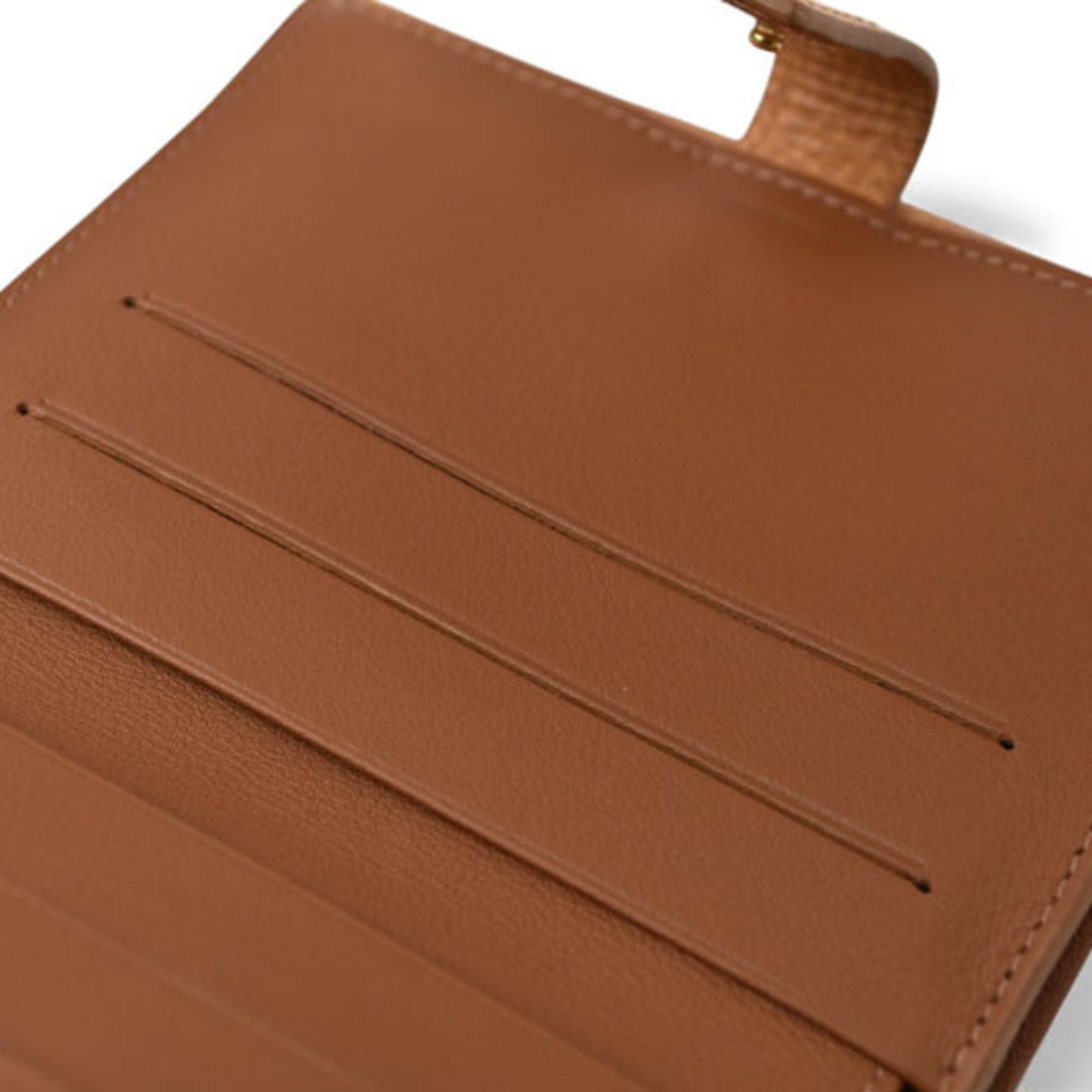 Loewe LOEWE Anagram Trifold Wallet in Caramel Size ONE SIZE - 9 Thumbnail