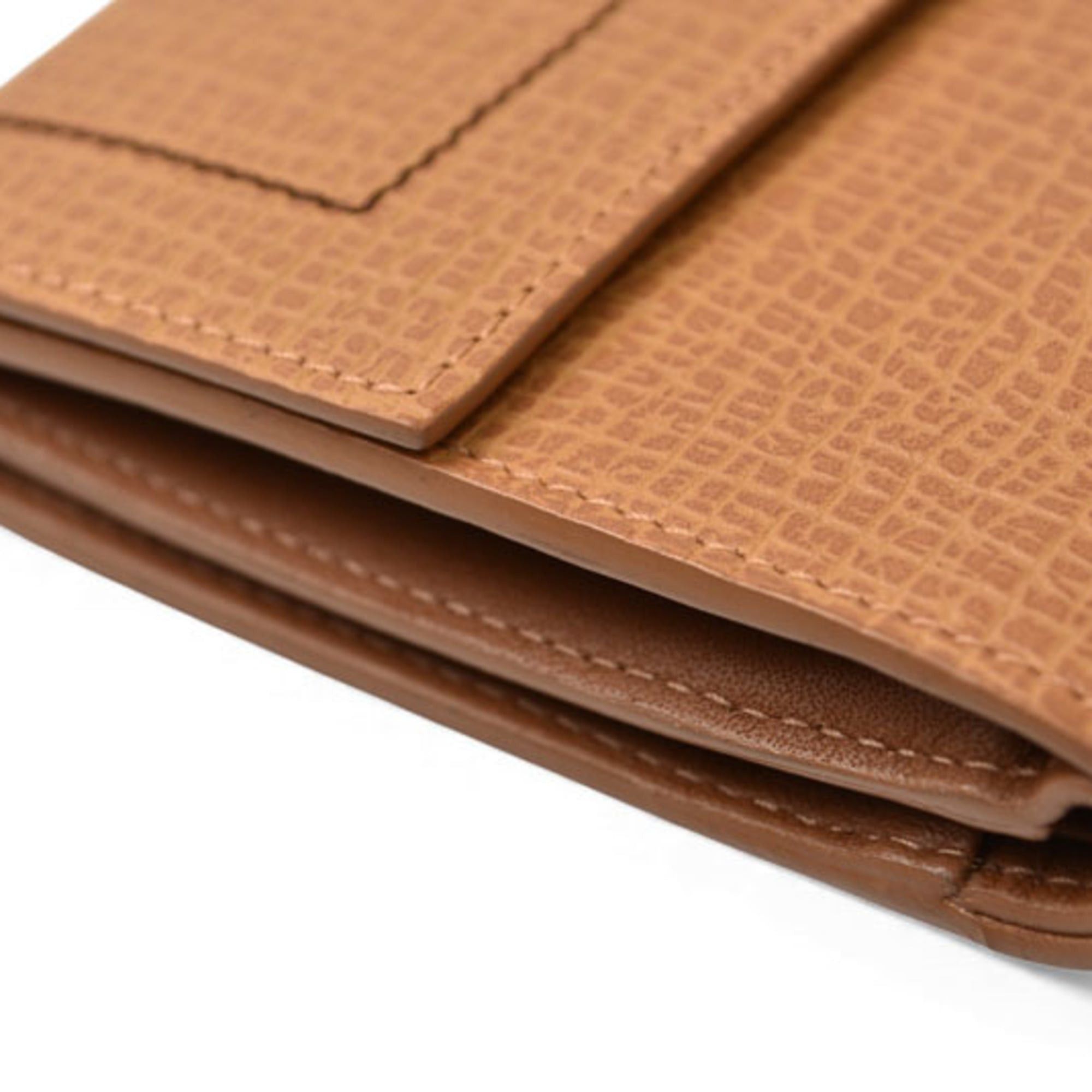 Loewe LOEWE Anagram Trifold Wallet in Caramel Size ONE SIZE - 11 Thumbnail