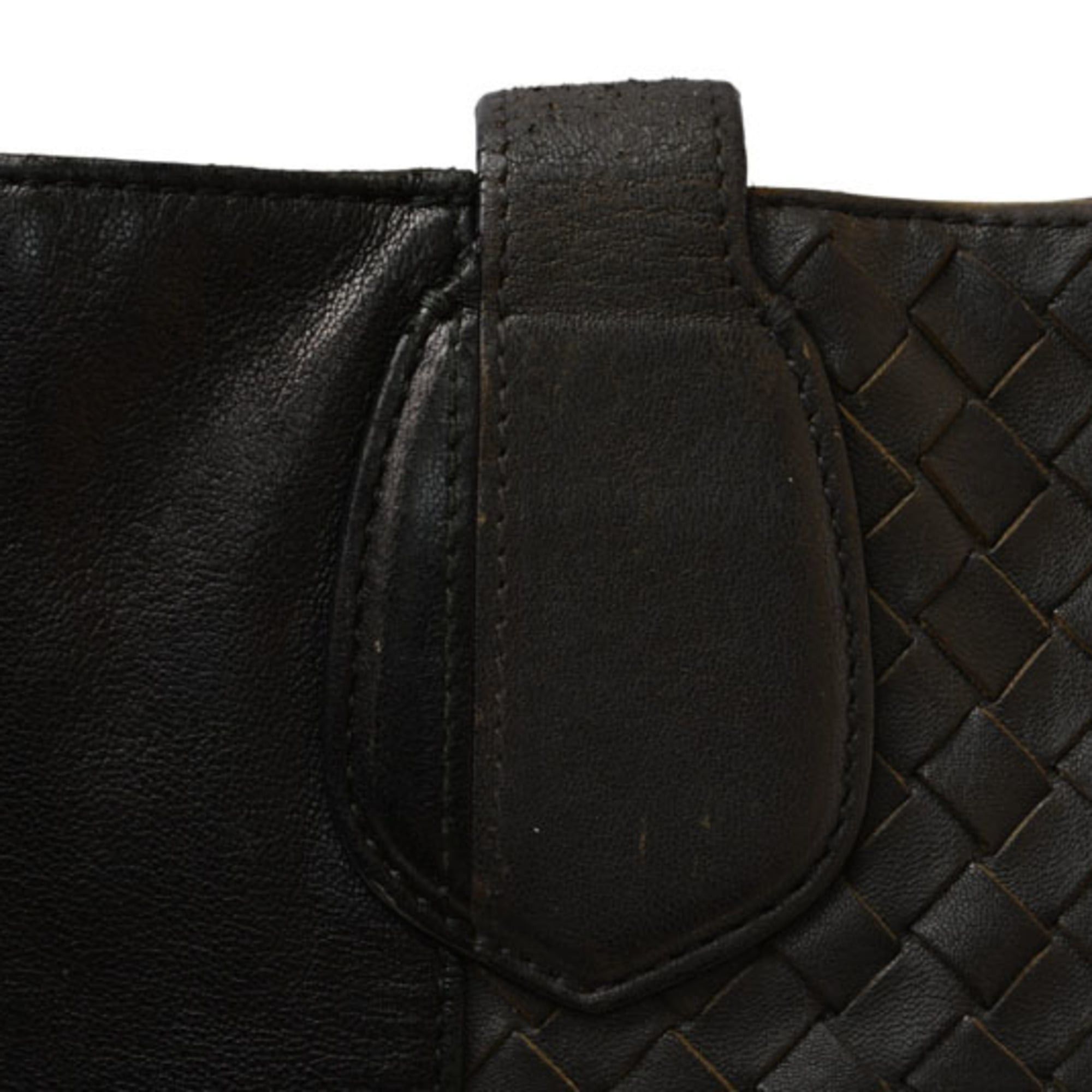 Bottega Veneta Bottega Veneta Shoulder Bag, Crossbody Intrecciato VN, Black/Gray Size ONE SIZE - 7 Thumbnail