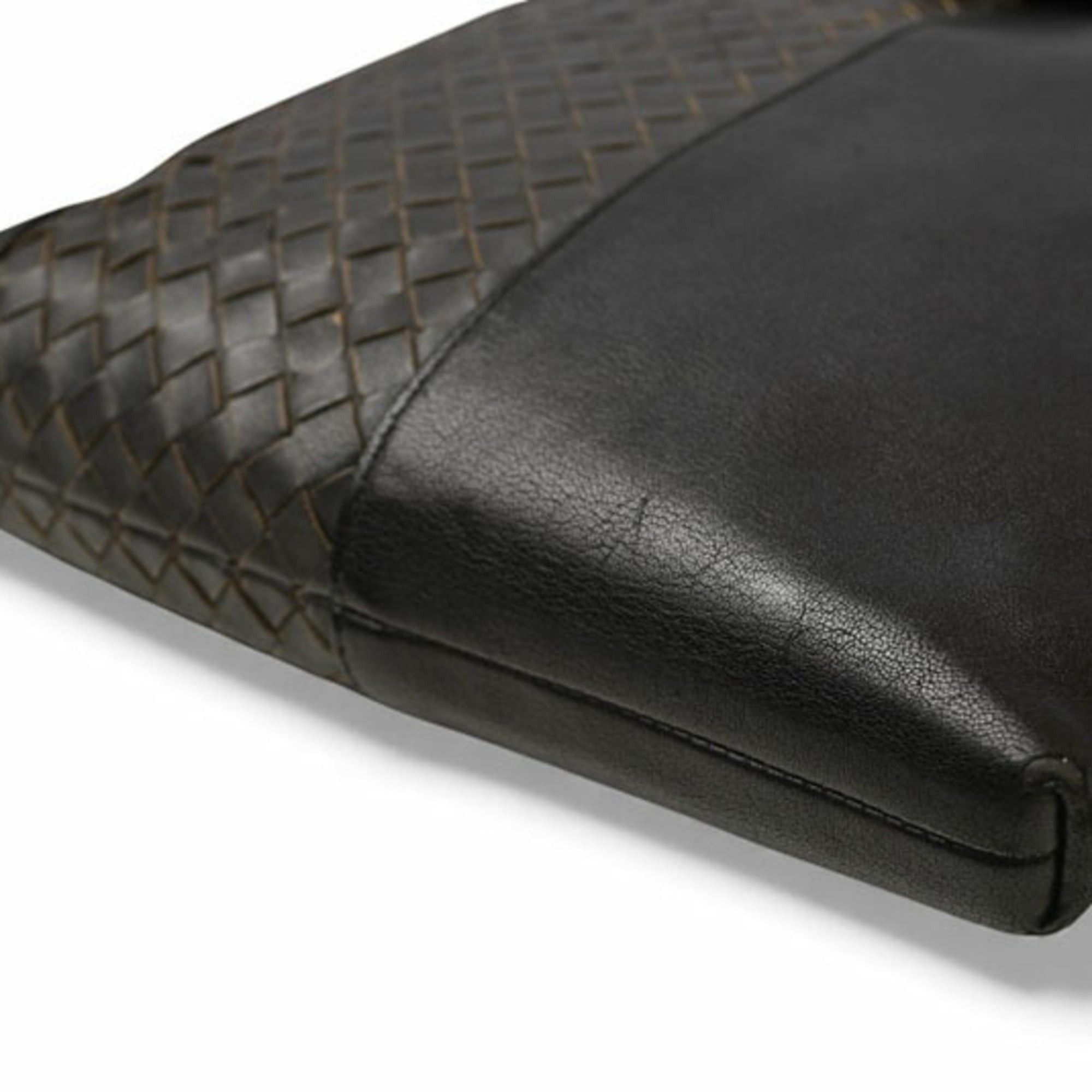 Bottega Veneta Bottega Veneta Shoulder Bag, Crossbody Intrecciato VN, Black/Gray Size ONE SIZE - 8 Thumbnail