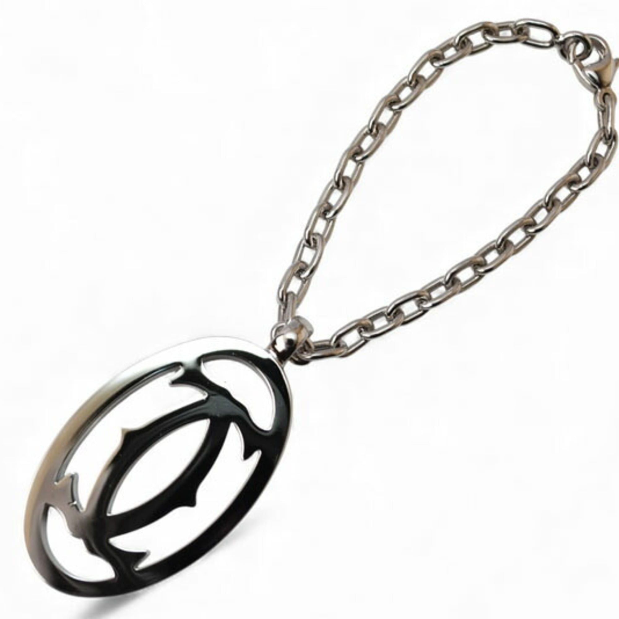 Cartier Cartier keychain charm, 2C motif, silver, unused Size ONE SIZE - 2 Thumbnail