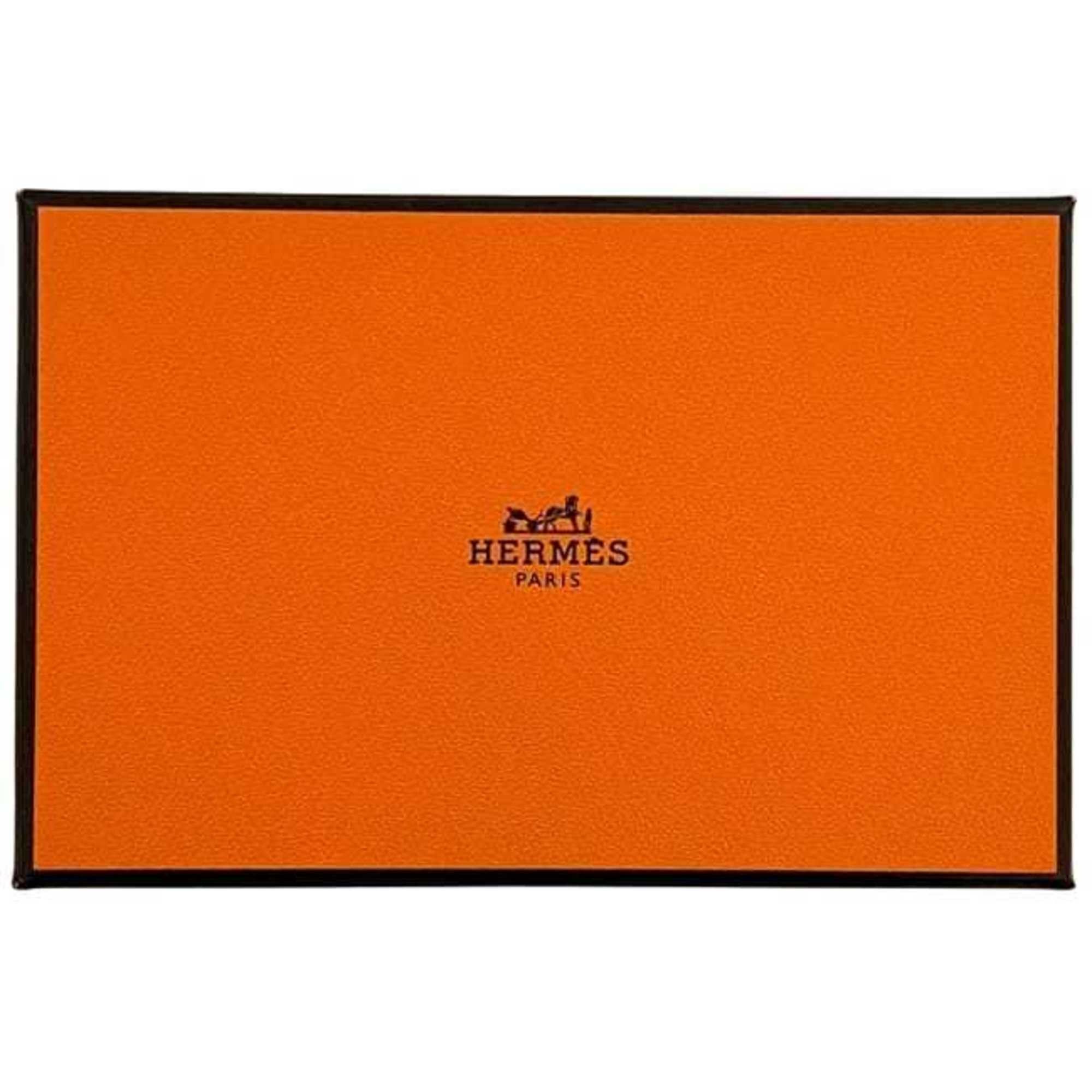Hermes Hermes Hermès Calvi Duo bifold wallet (f-24736) in brown and blue with a leather coin purse Epson Z-stamped closure. This brown, genuine is perfect for men women. Size ONE SIZE - 11 Thumbnail