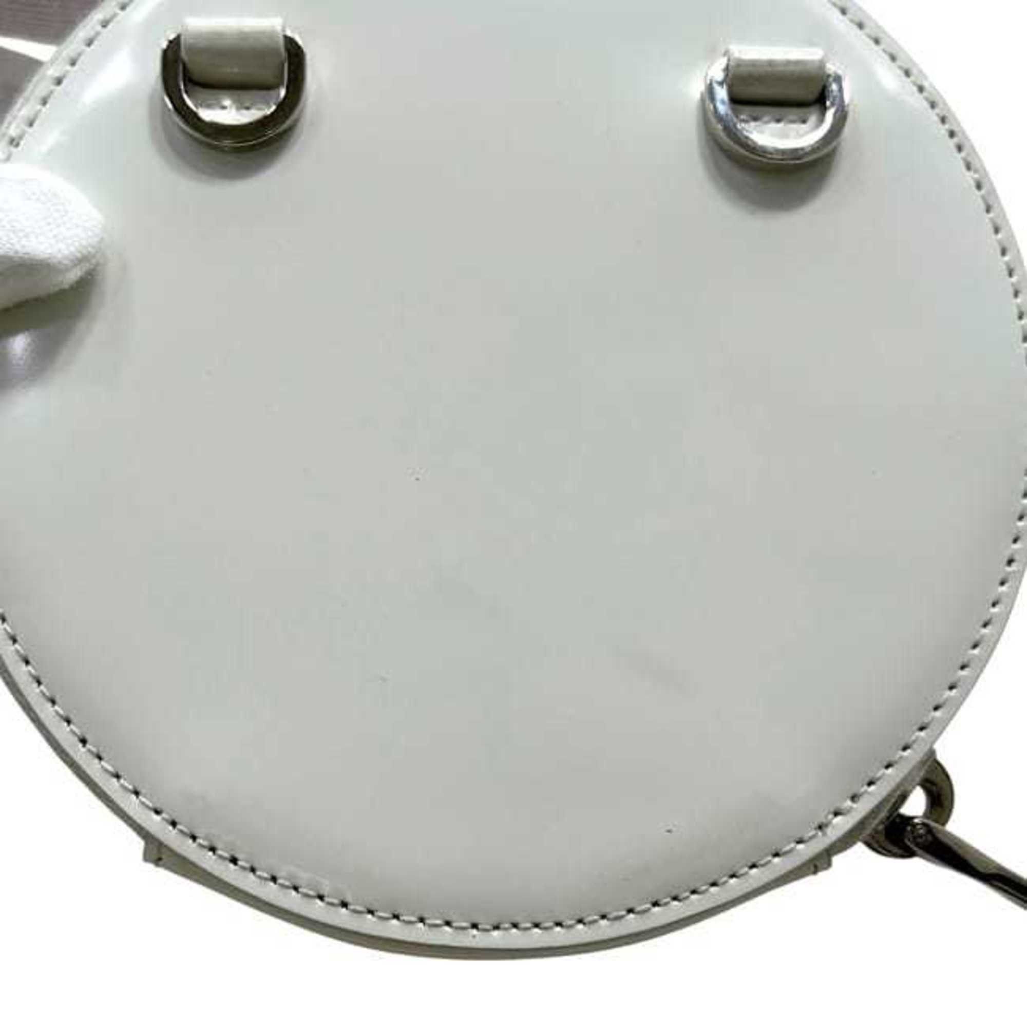 Prada Prada Shoulder Bag f-24679 White 1NA003 Round Chain Leather 85 PRADA Mini Pochette Triangle Plate Women's Size ONE SIZE - 11 Thumbnail