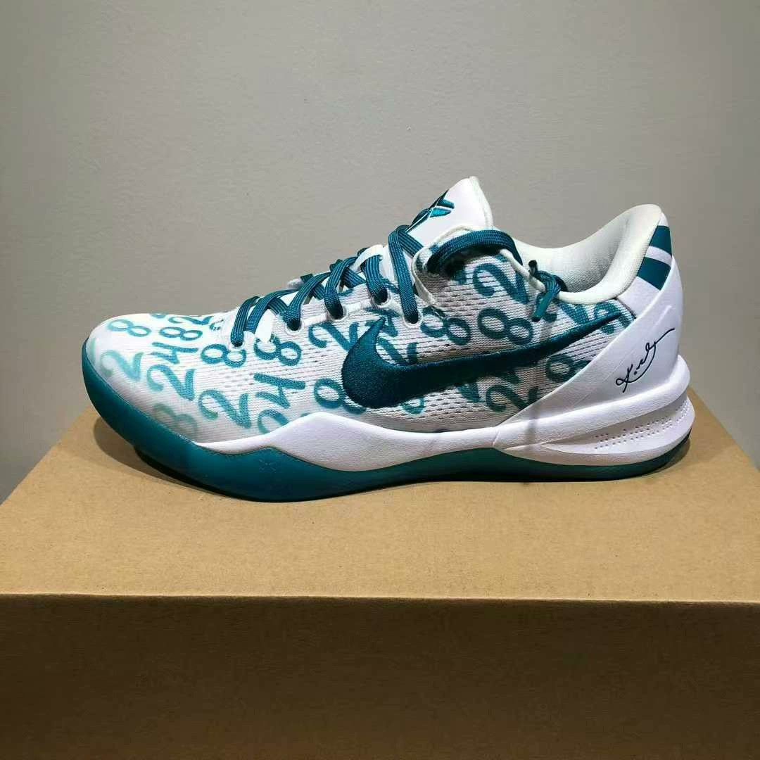 Adidas kobe 8 shoes white green size 42 Size US 9 / EU 42 - 3 Thumbnail