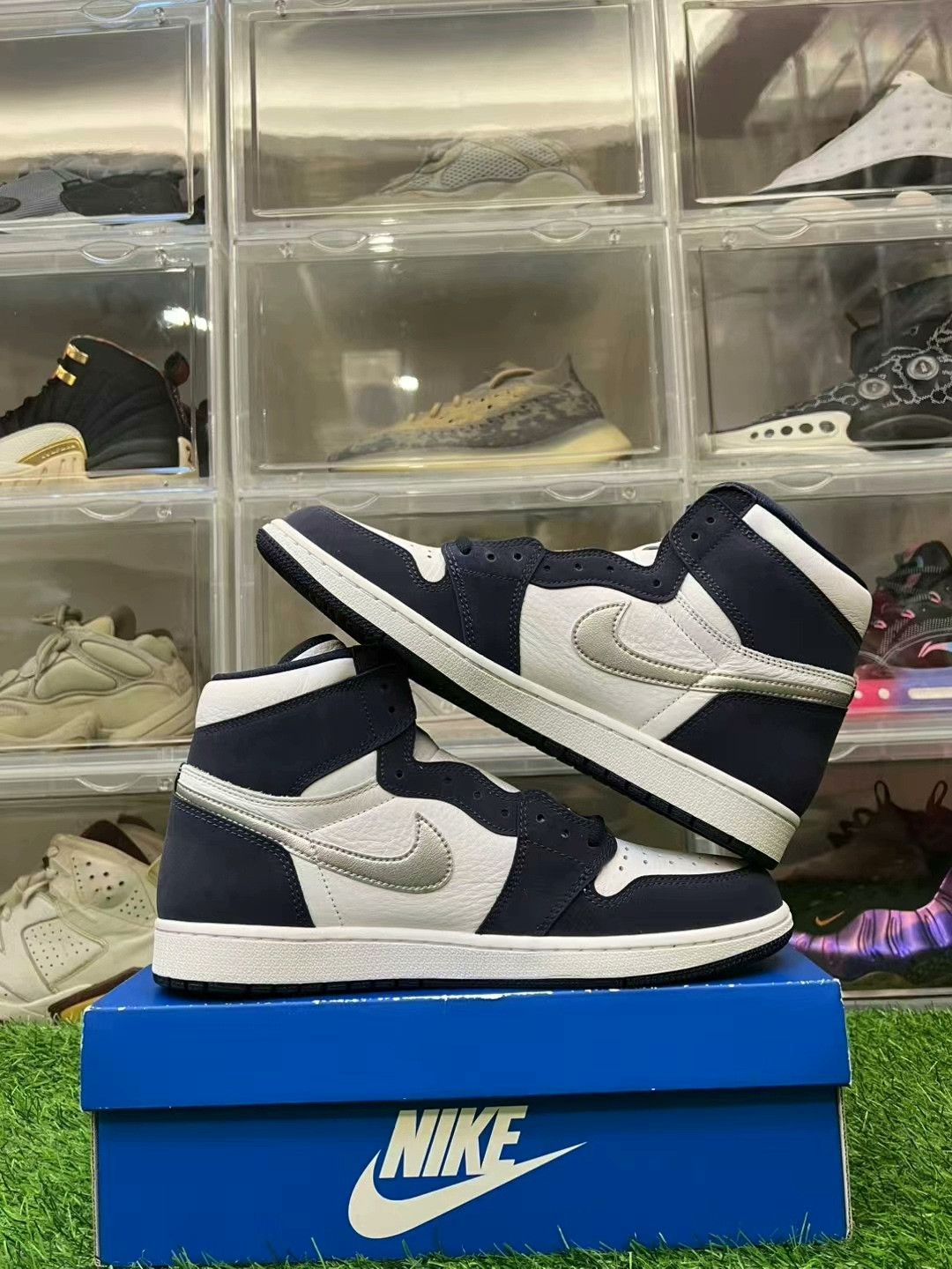 Adidas aj1 Japan Exclusive Midnight Blue Sneakers Size US 11 / EU 44 - 4 Thumbnail