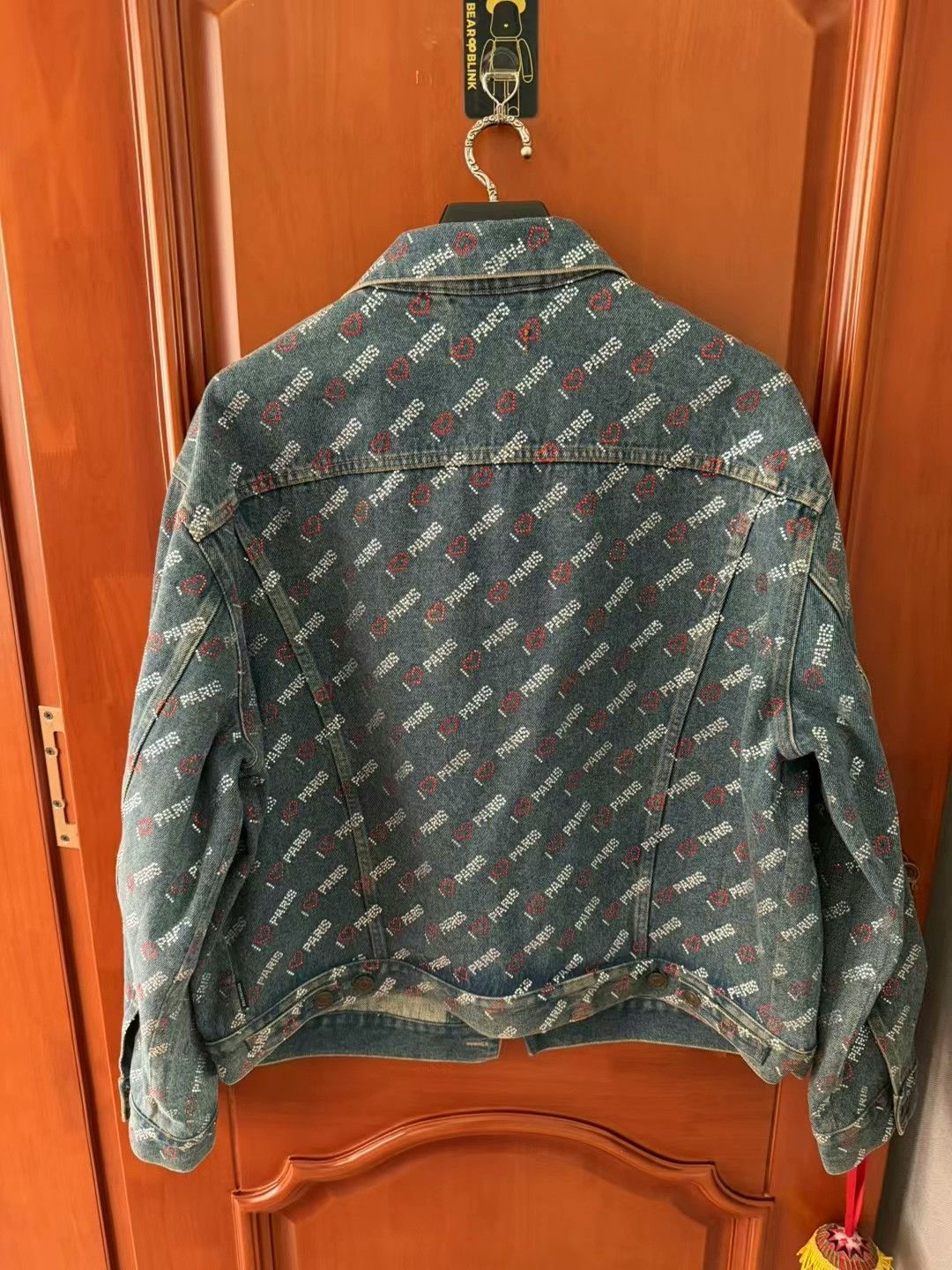 Balenciaga balenciaga logo printed denim jacket Size US M / EU 48-50 / 2 - 2 Thumbnail
