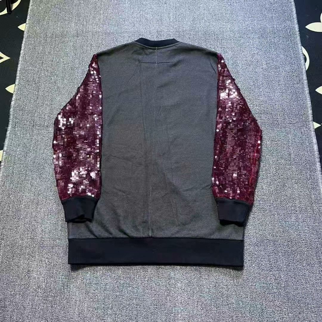 Givenchy givenchy red sequined sleeve sweatshirt t-shirt Size S / US 4 / IT 40 - 2 Thumbnail