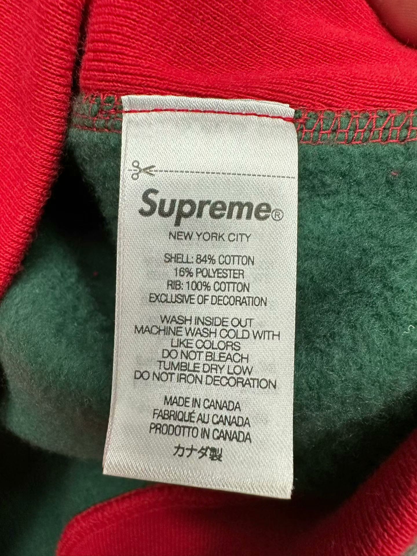 Bape supreme 24ss color block bogo hoodie Size US XL / EU 56 / 4 - 4 Thumbnail