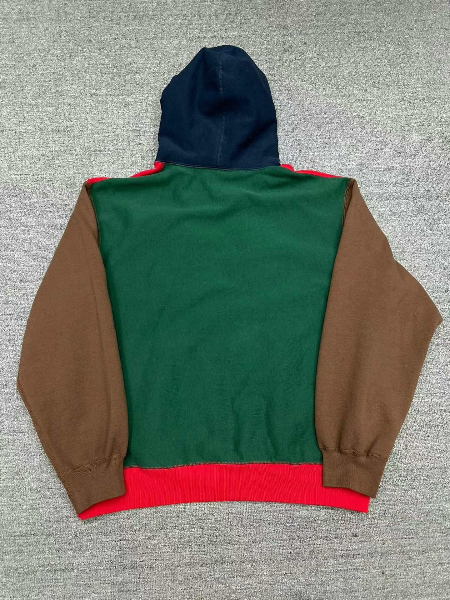 Bape supreme 24ss color block bogo hoodie Size US XL / EU 56 / 4 - 2 Thumbnail