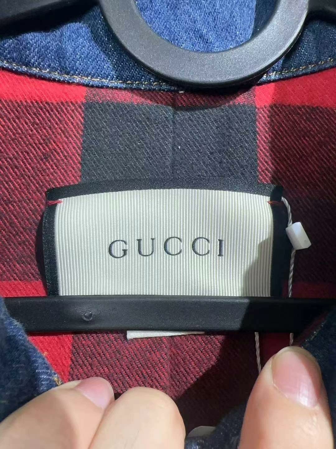 Gucci embroidered denim jacket with tiger design Size US L / EU 52-54 / 3 - 4 Thumbnail