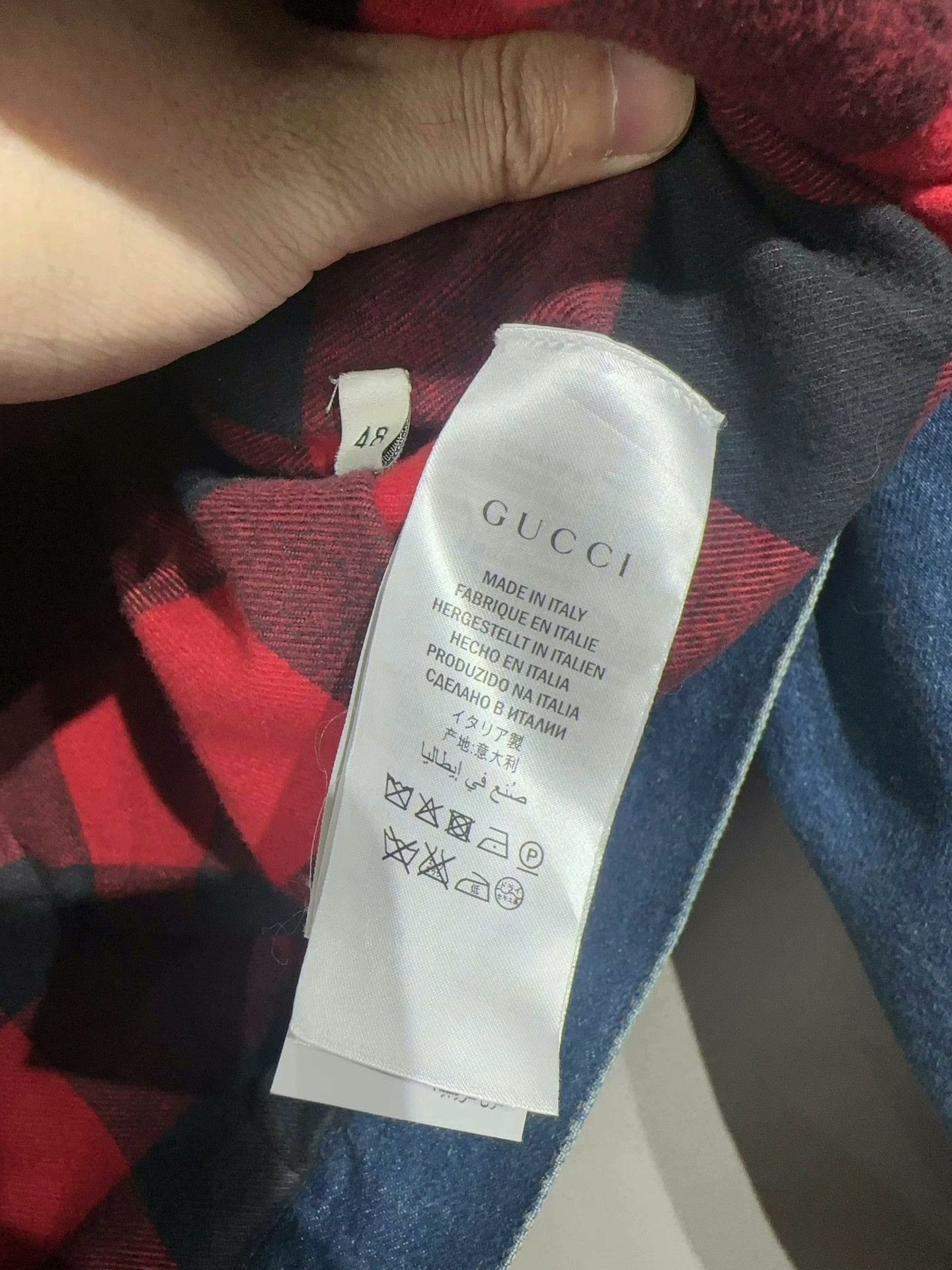 Gucci embroidered denim jacket with tiger design Size US L / EU 52-54 / 3 - 5 Thumbnail