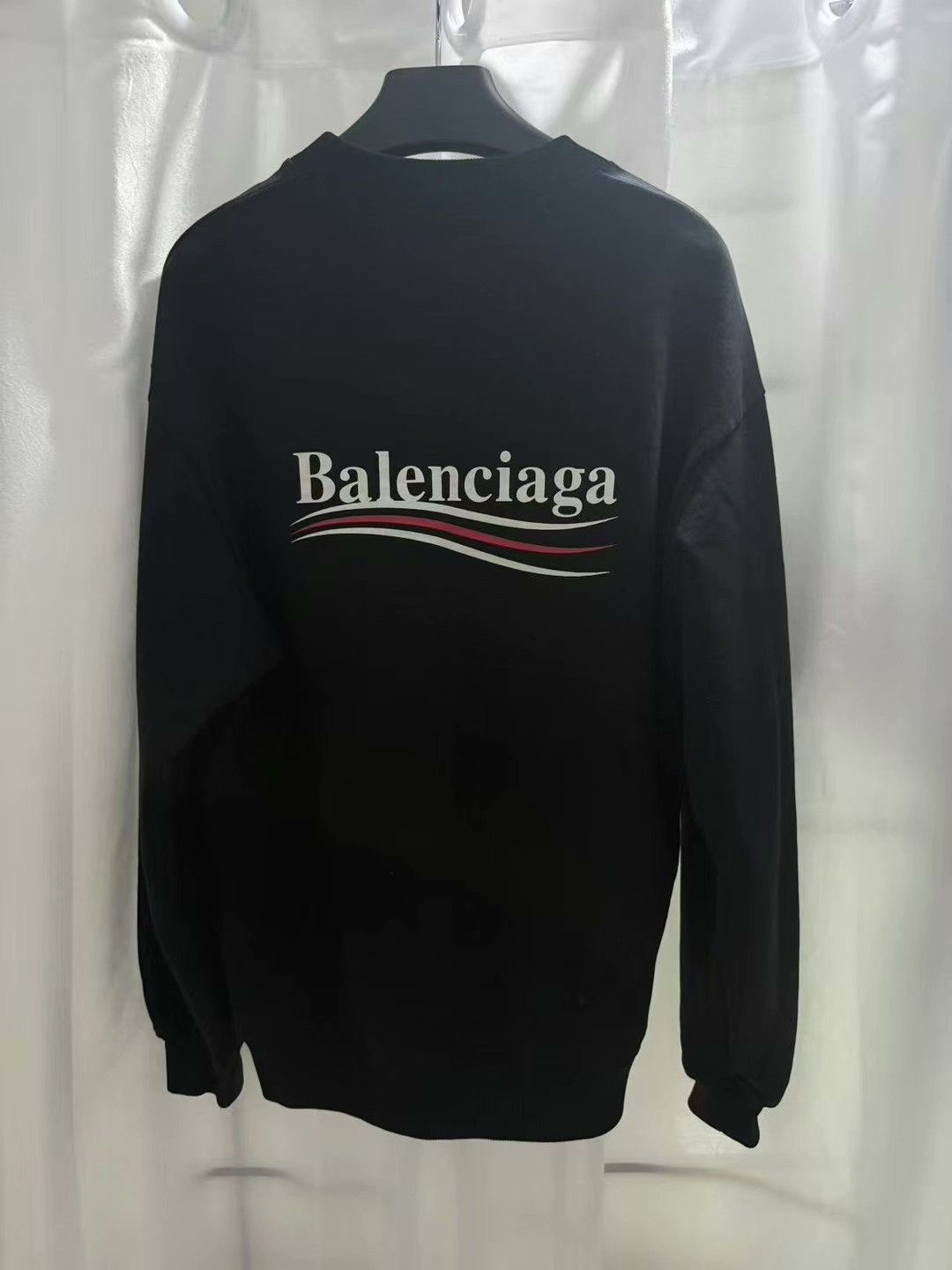 Balenciaga balenciaga black logo sweatshirt size xs Size US XS / EU 42 / 0 - 2 Thumbnail