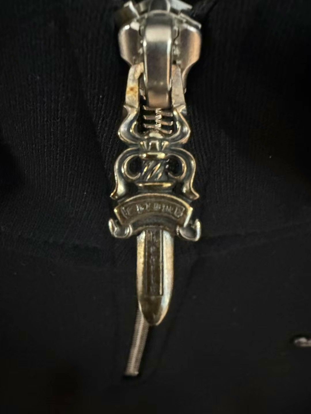 Chrome Hearts chrome hearts black half-zip sweatshirt Size US M / EU 48-50 / 2 - 5 Thumbnail