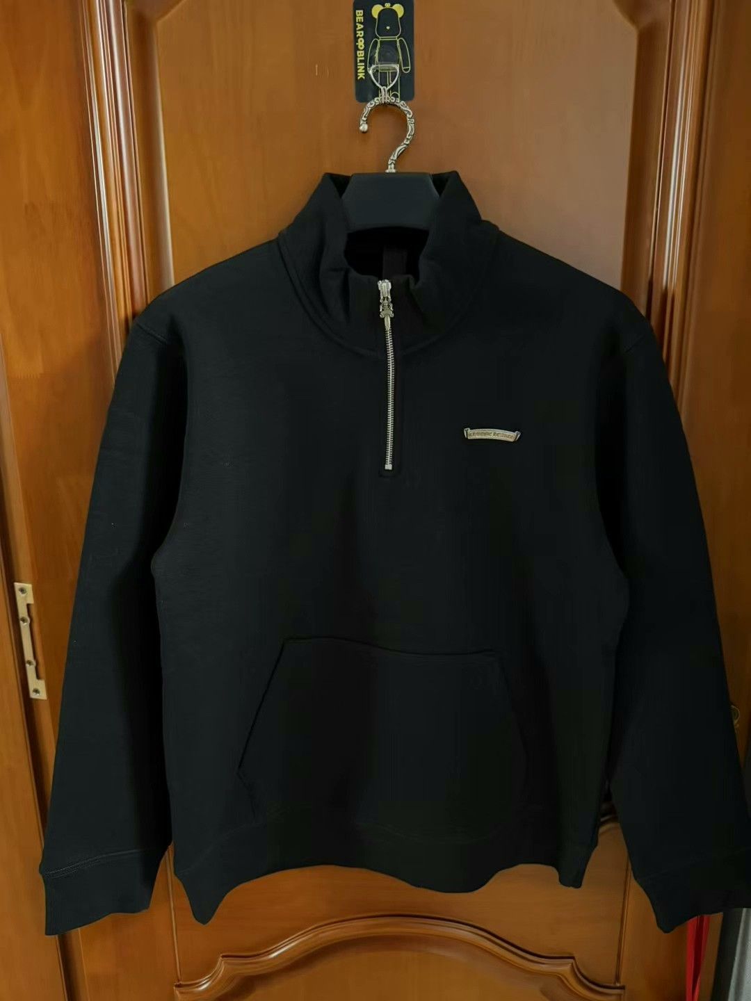 Chrome Hearts chrome hearts black half-zip sweatshirt Size US M / EU 48-50 / 2 - 2 Thumbnail
